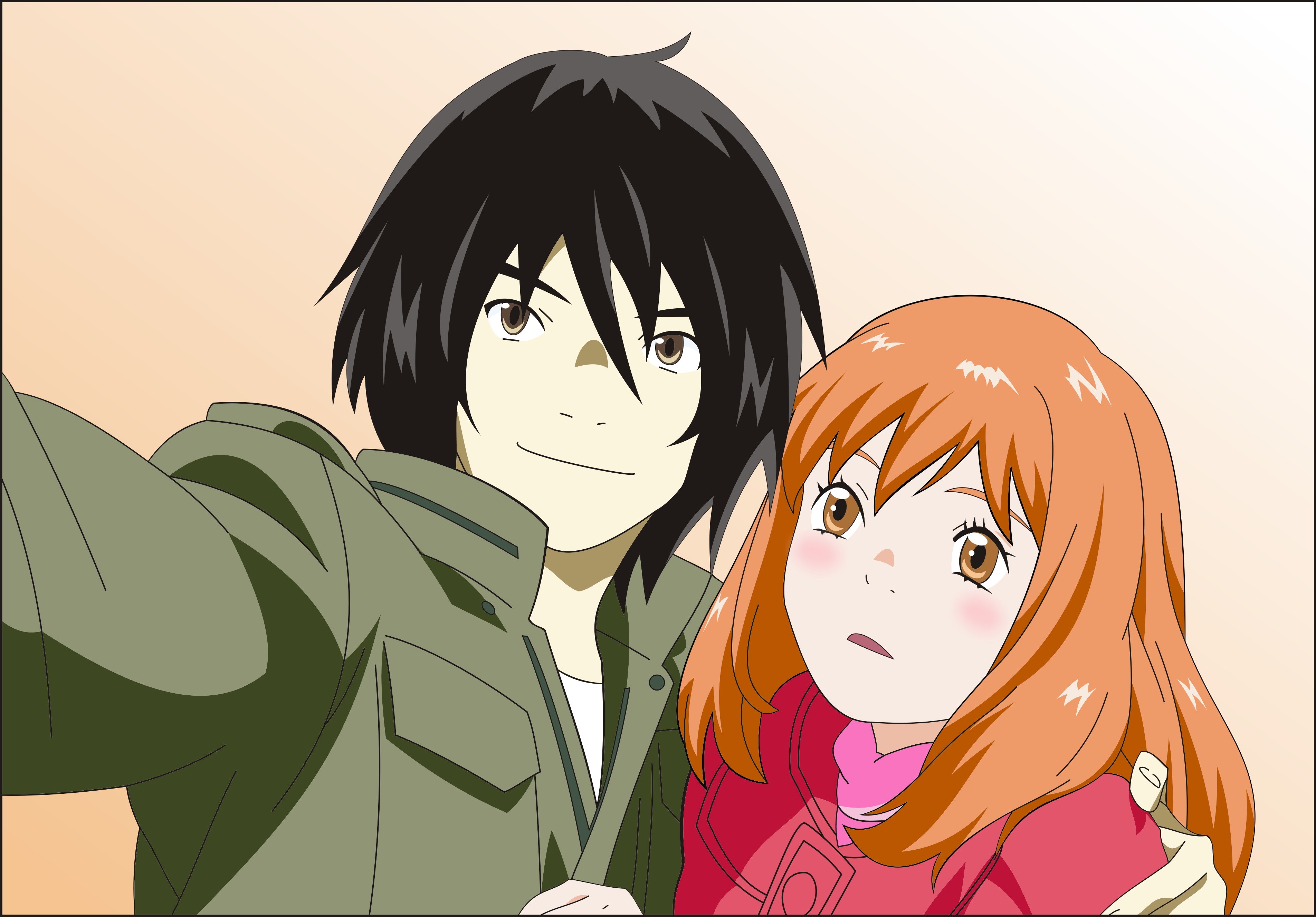 Akira Takizawa and Saki Morimi from Eden of the East HD Wallpaper