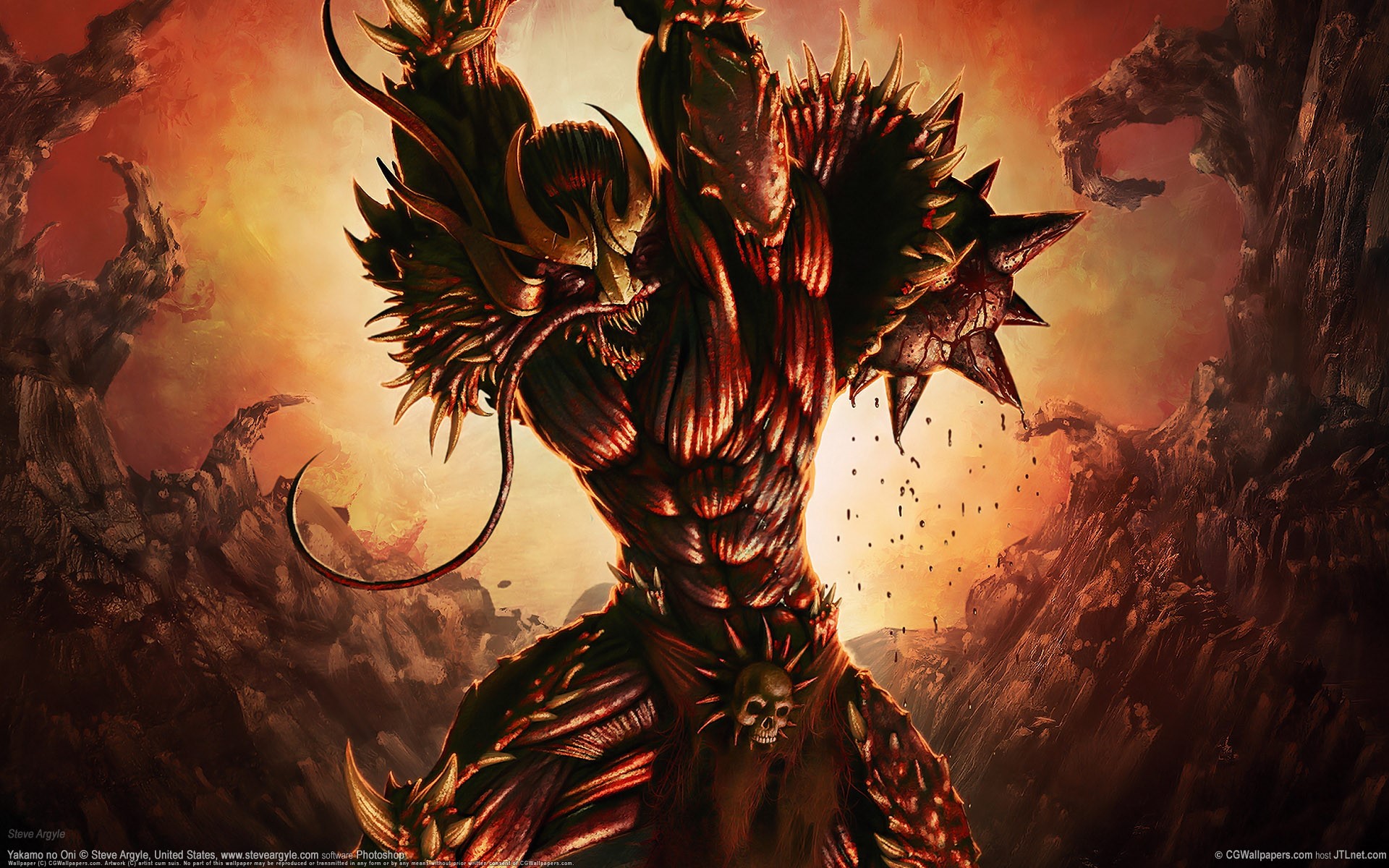 Yakamoz no Oni by Steve Argyle HD Wallpaper