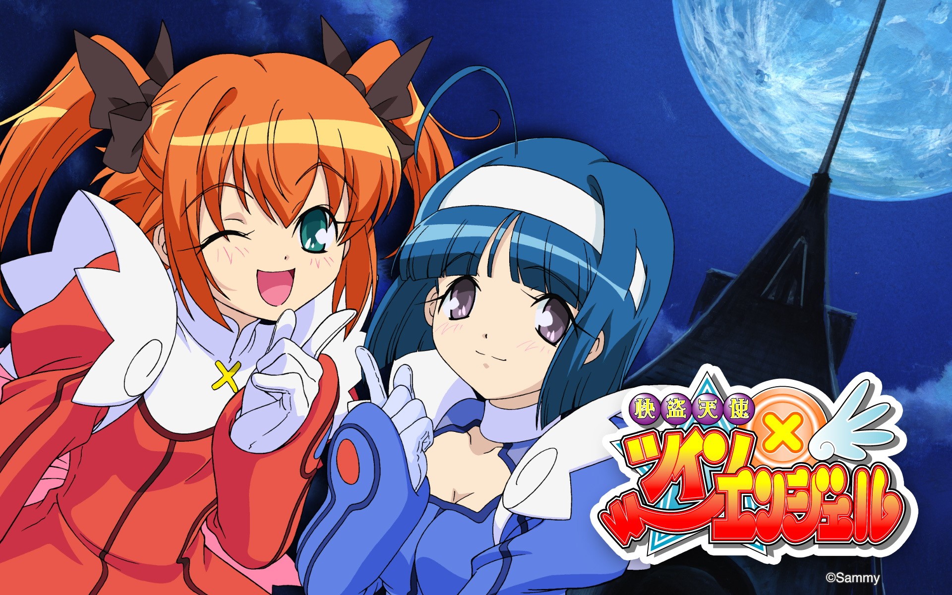 Kaitou Tenshi Twin Angel anime characters HD Wallpaper