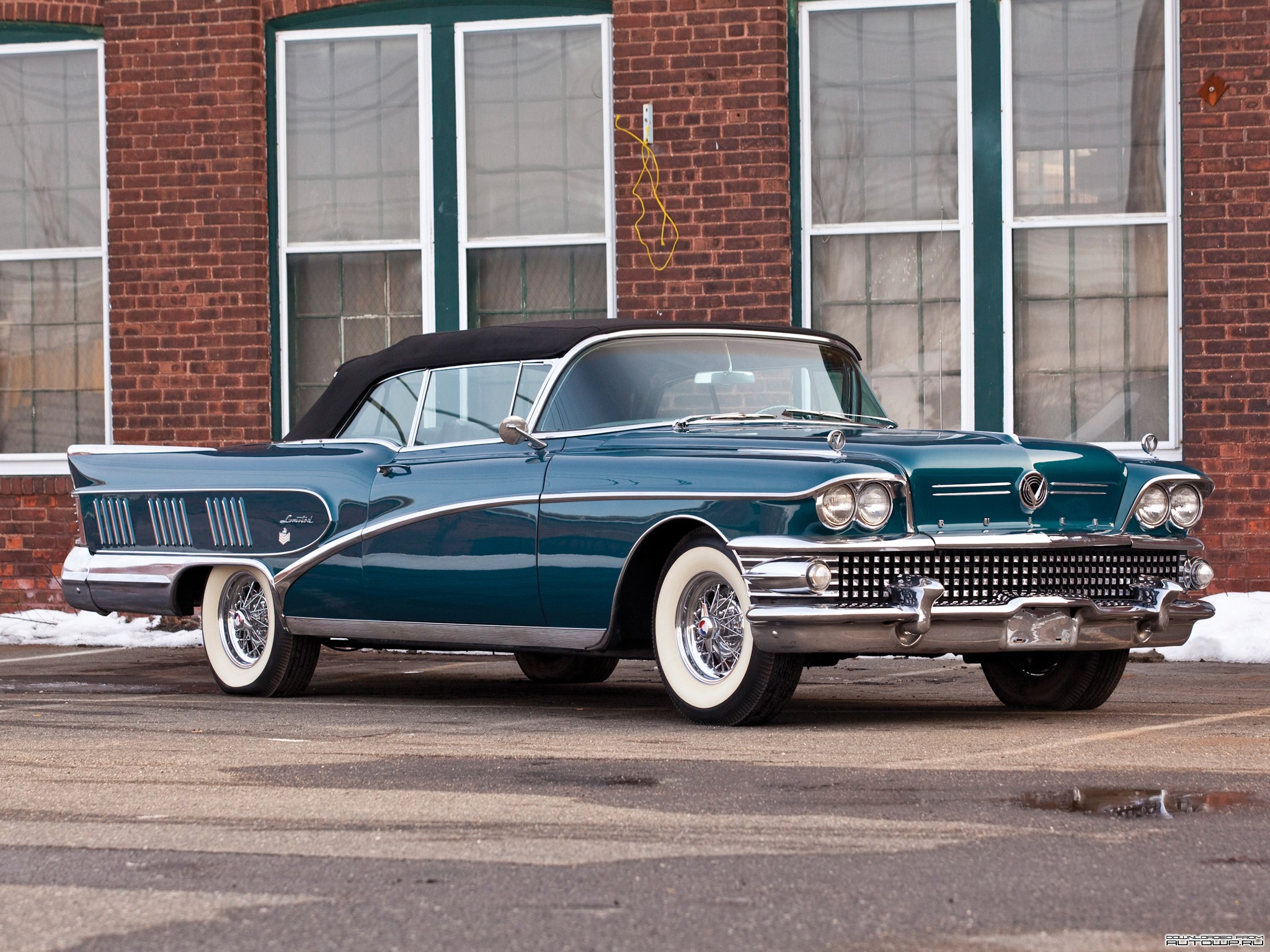 1958 Buick Limited Convertible HD Wallpaper