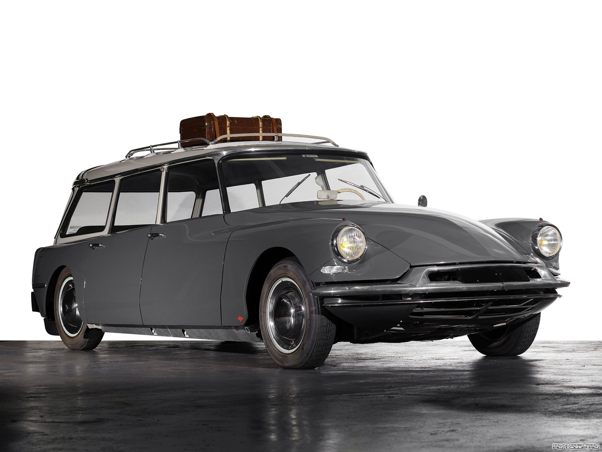 1961 Citroen ID 19 Familiale Station Wagon HD Wallpaper
