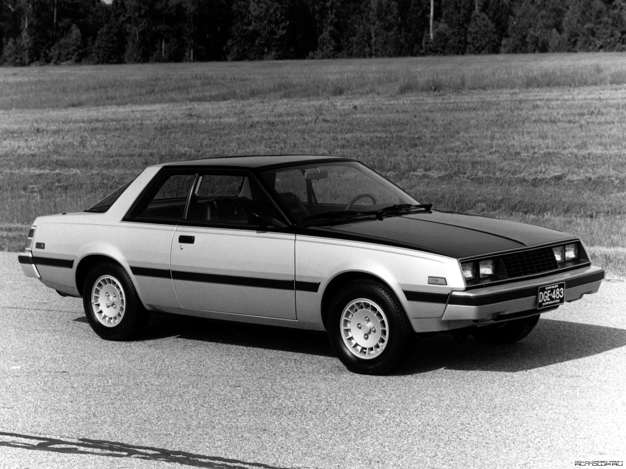 1980s Dodge Challenger Coupe HD Wallpaper