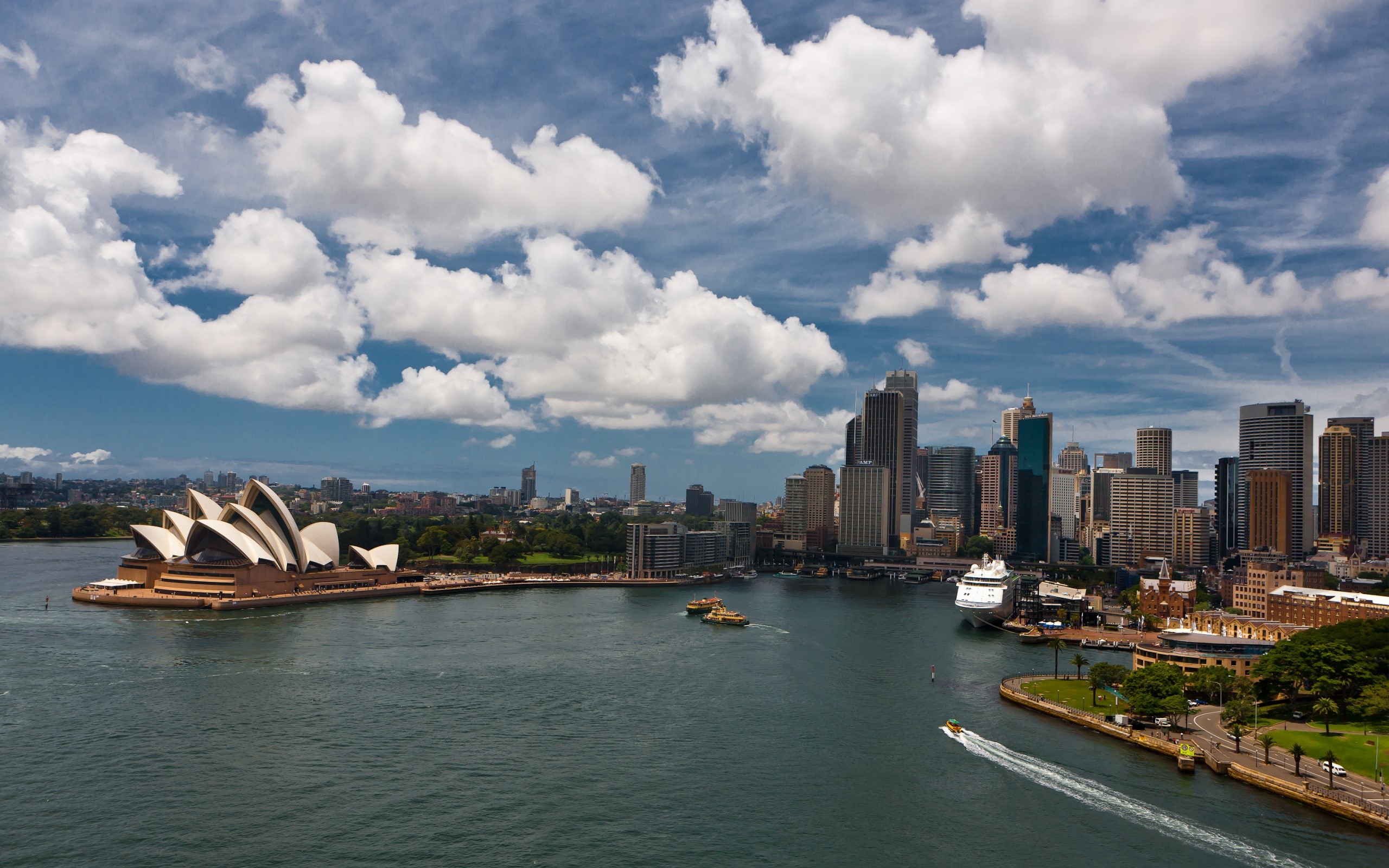 Sydney Opera House and Skyline, Australia HD Wallpaper