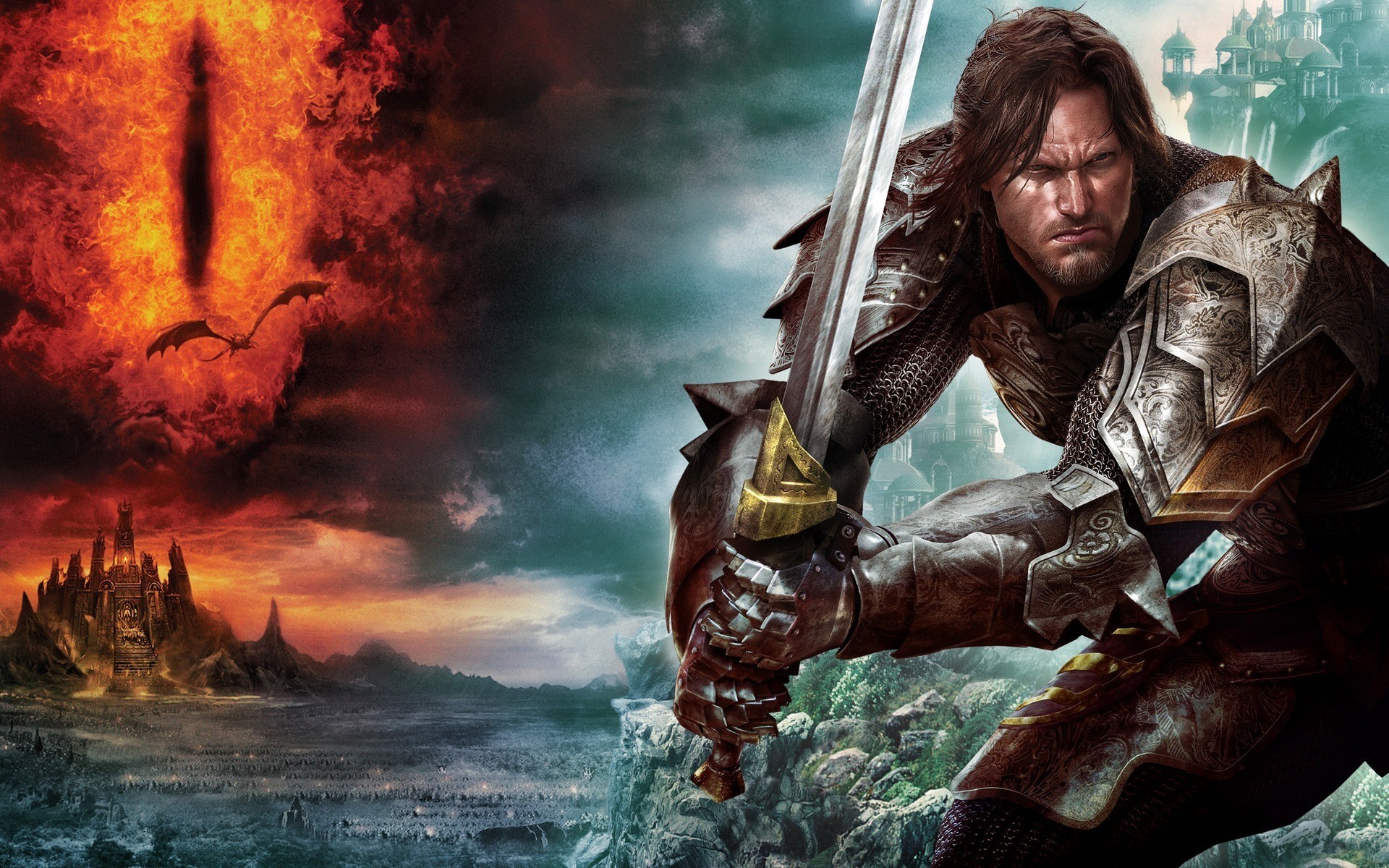 Aragorn from The Lord of the Rings: The Battle for Middle-earth II HD Wallpaper