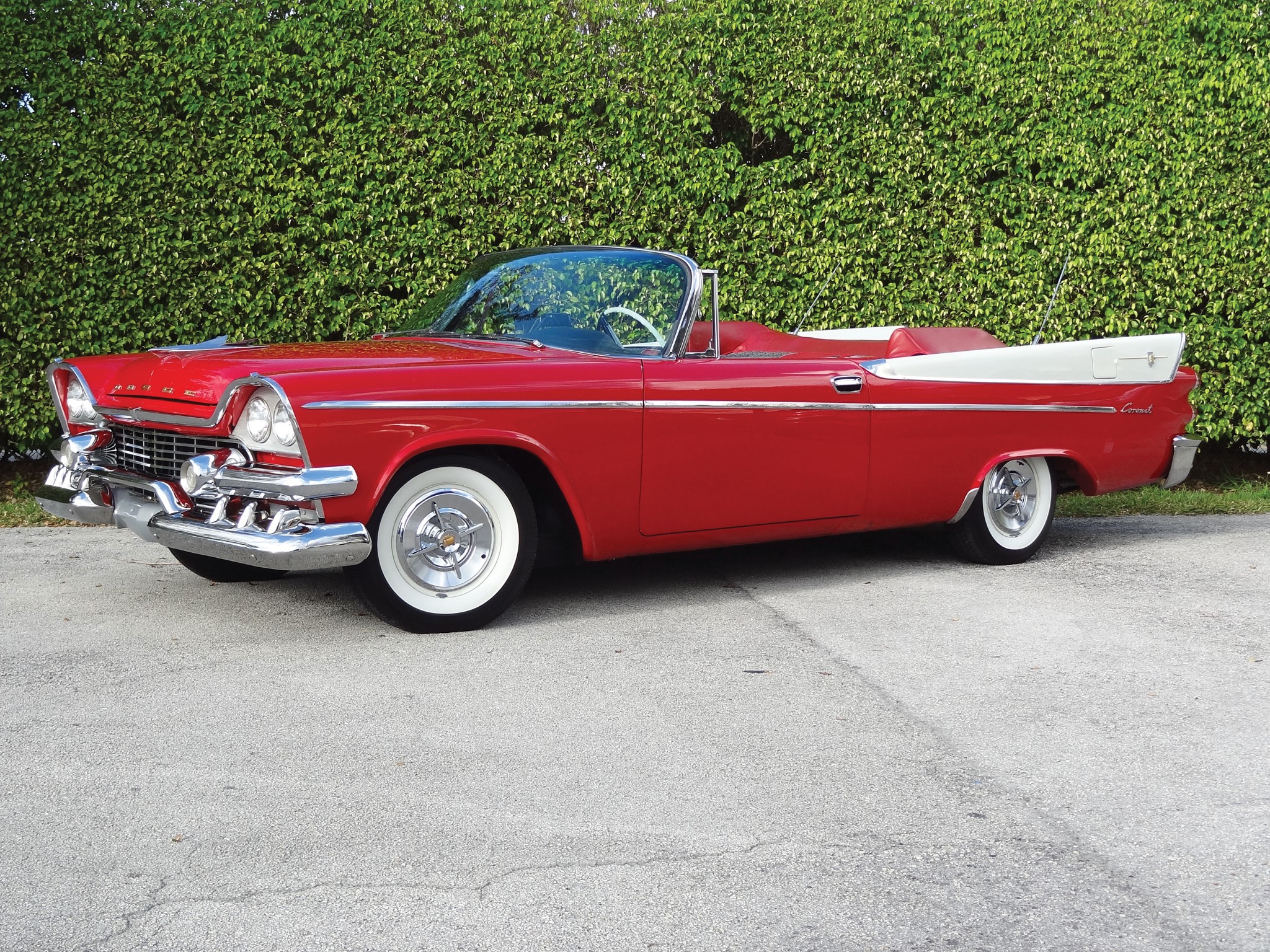 1958 Dodge Coronet Super D-500 Convertible HD Wallpaper
