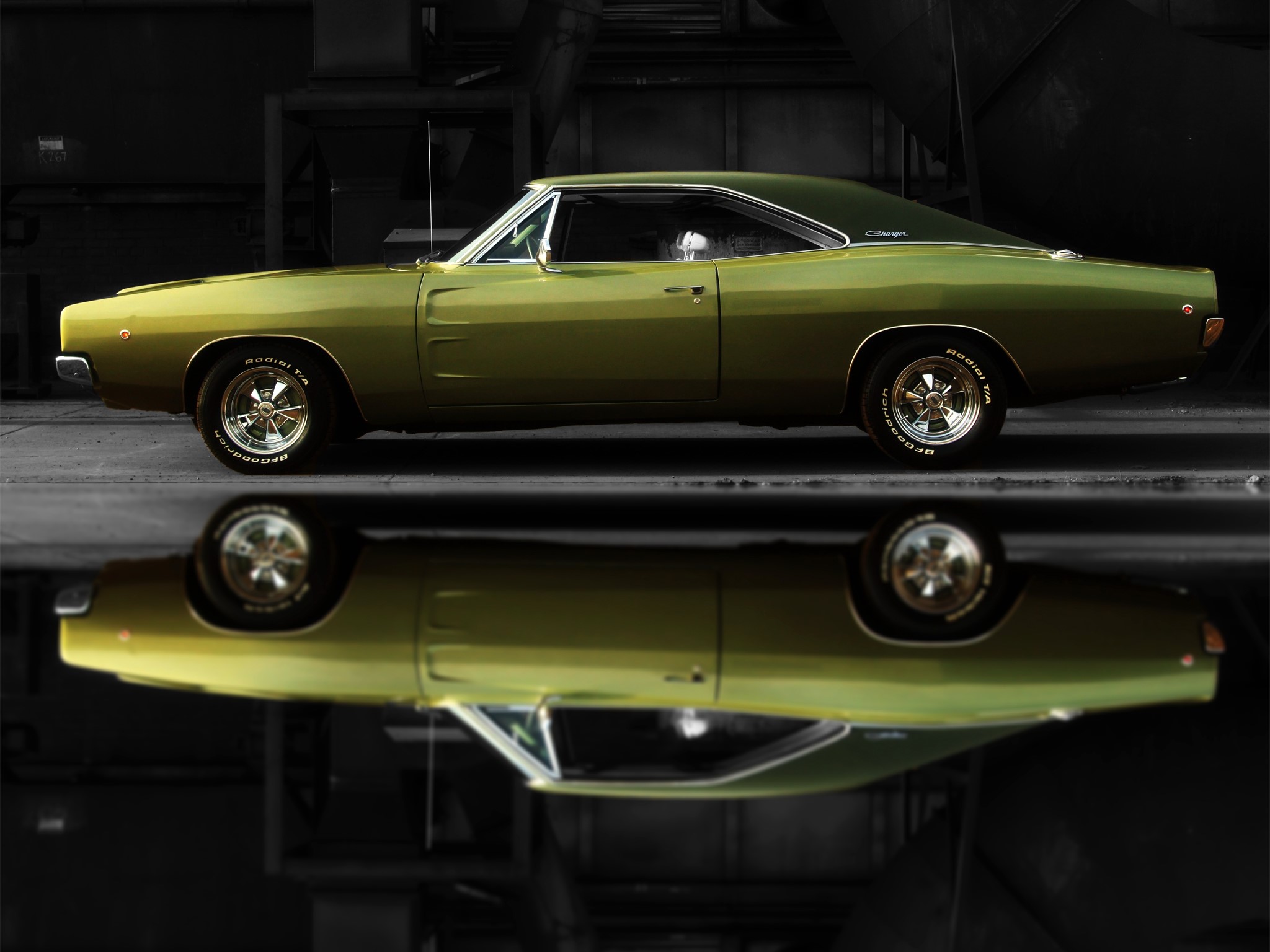 1968 Dodge Charger HD Wallpaper