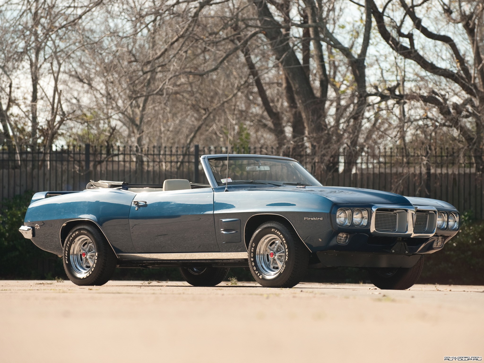 1969 Pontiac Firebird Convertible HD Wallpaper