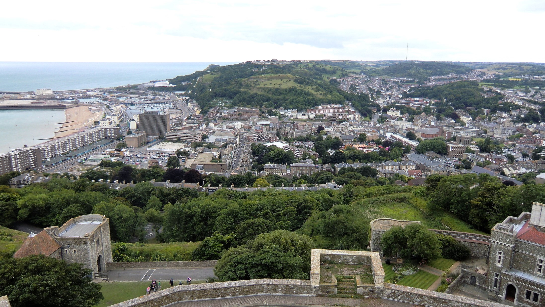 Dover, United Kingdom aerial view HD Wallpaper