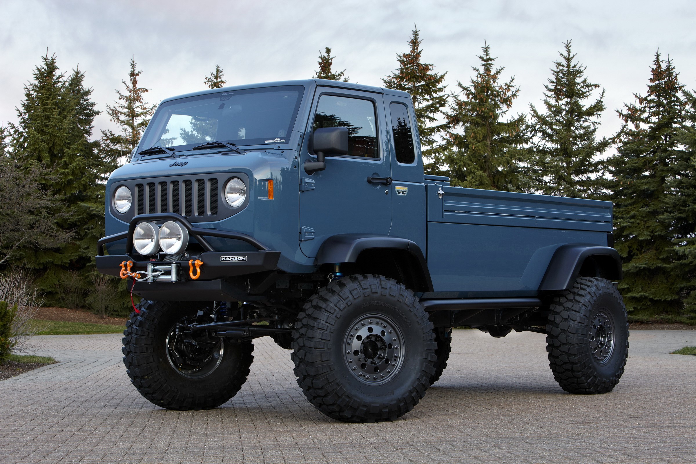 Mighty FC Jeep Truck HD Wallpaper
