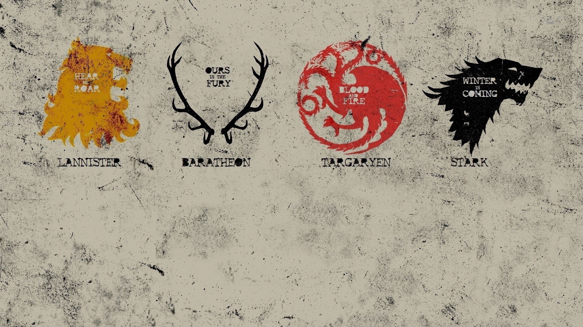 Game of Thrones House Sigils HD Wallpaper