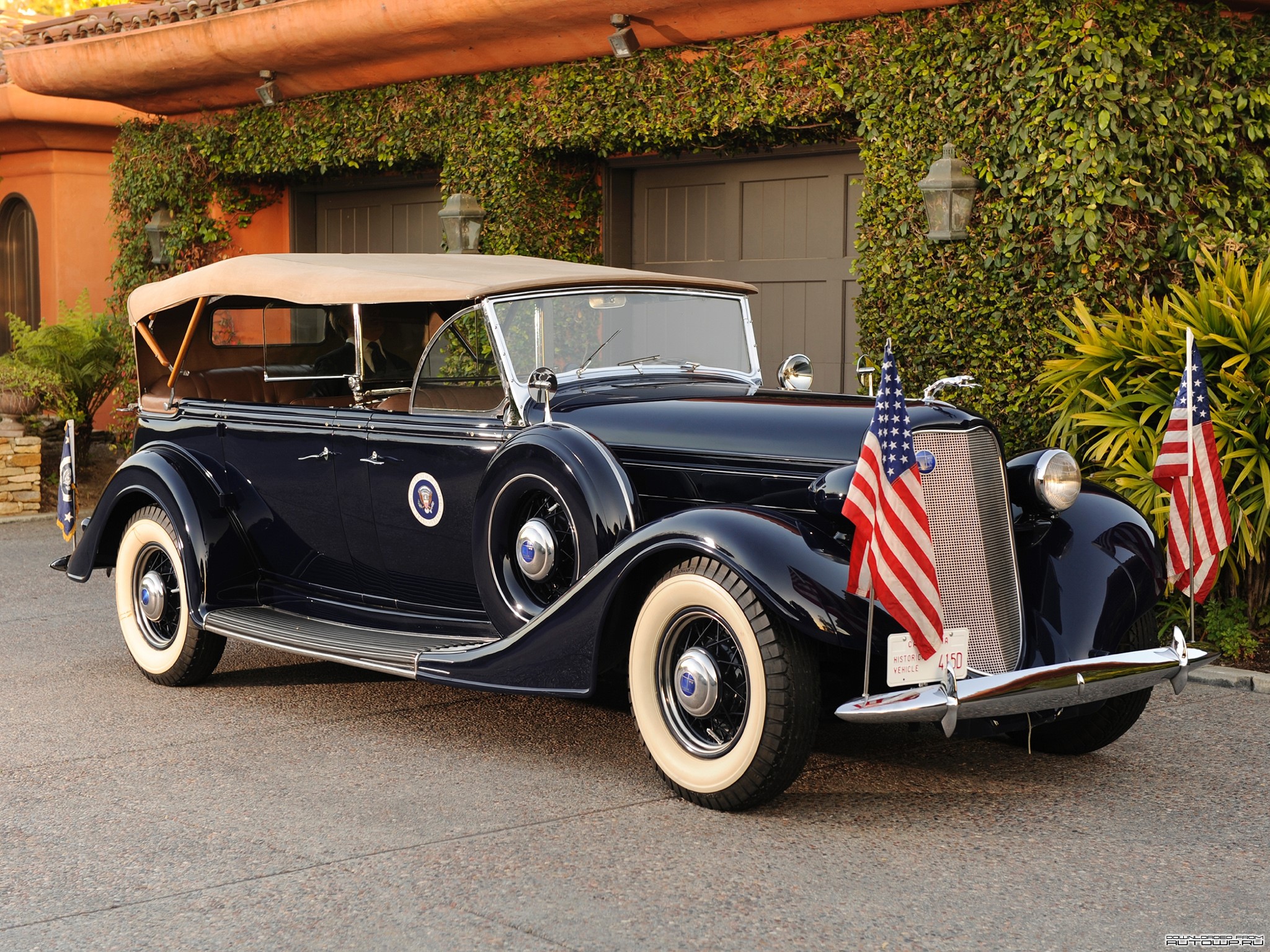 1935 Lincoln K Phaeton Presidential Car HD Wallpaper