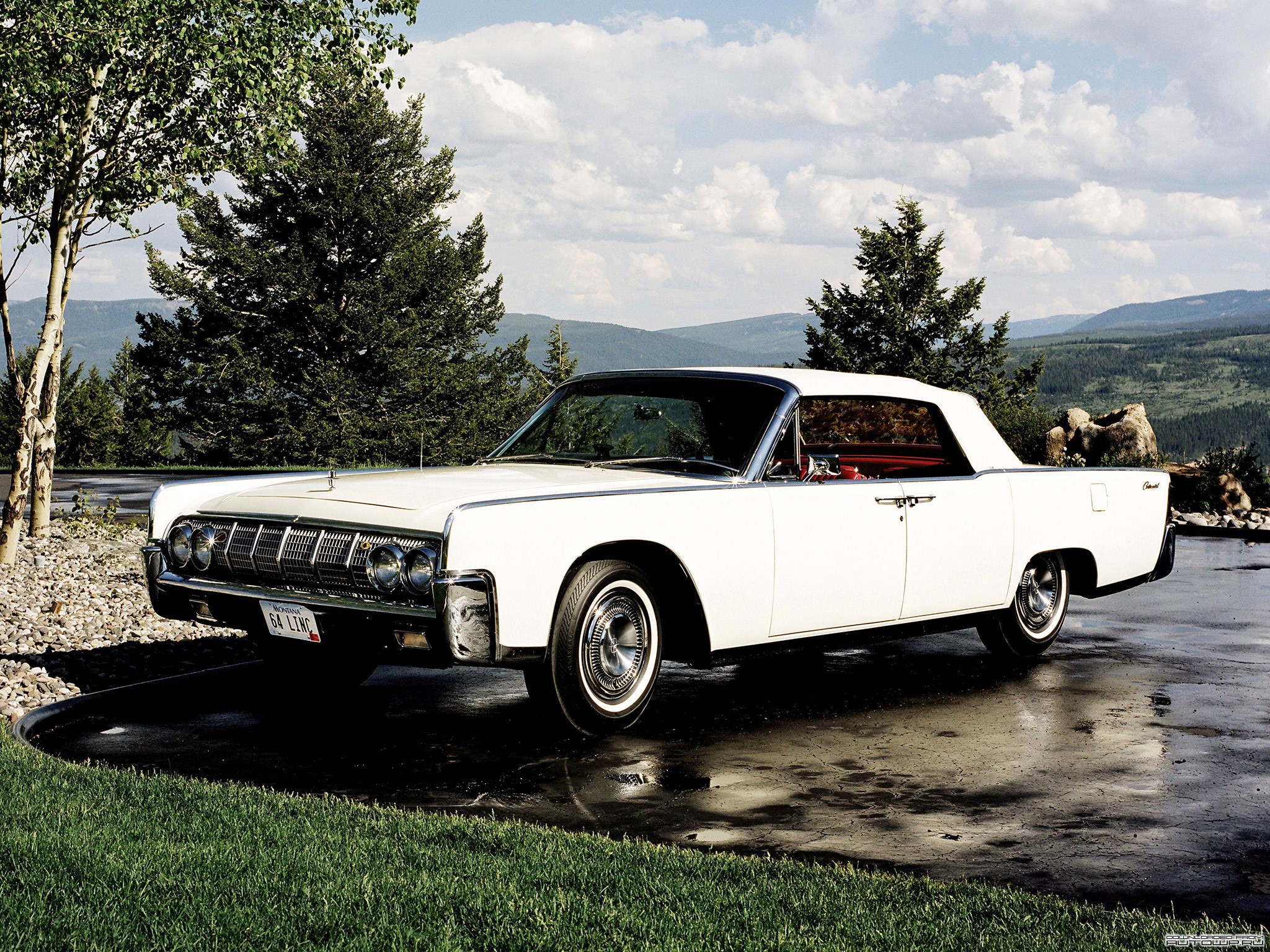 1964 Lincoln Continental Convertible HD Wallpaper
