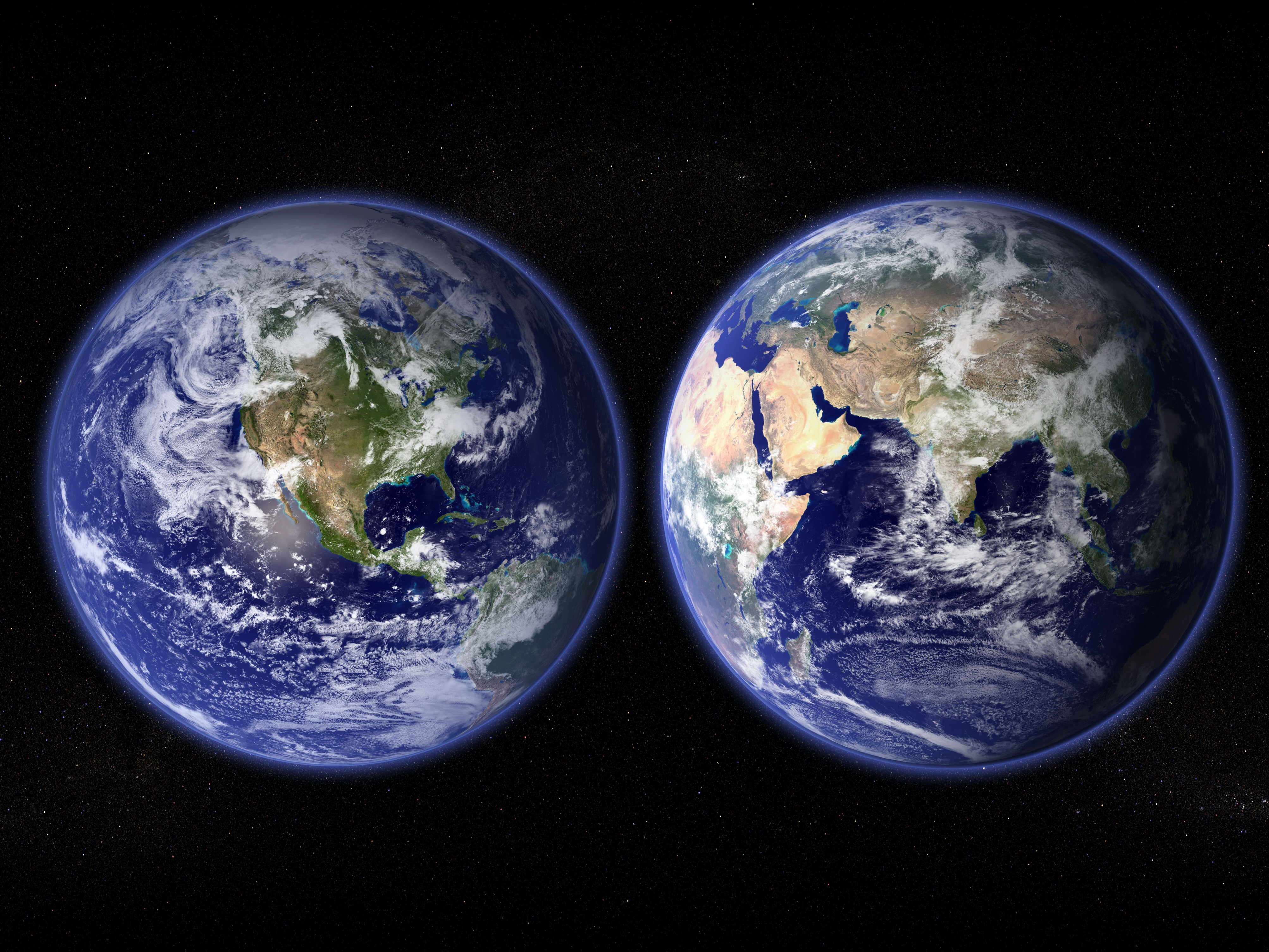 4K Earth Planets HD Wallpaper