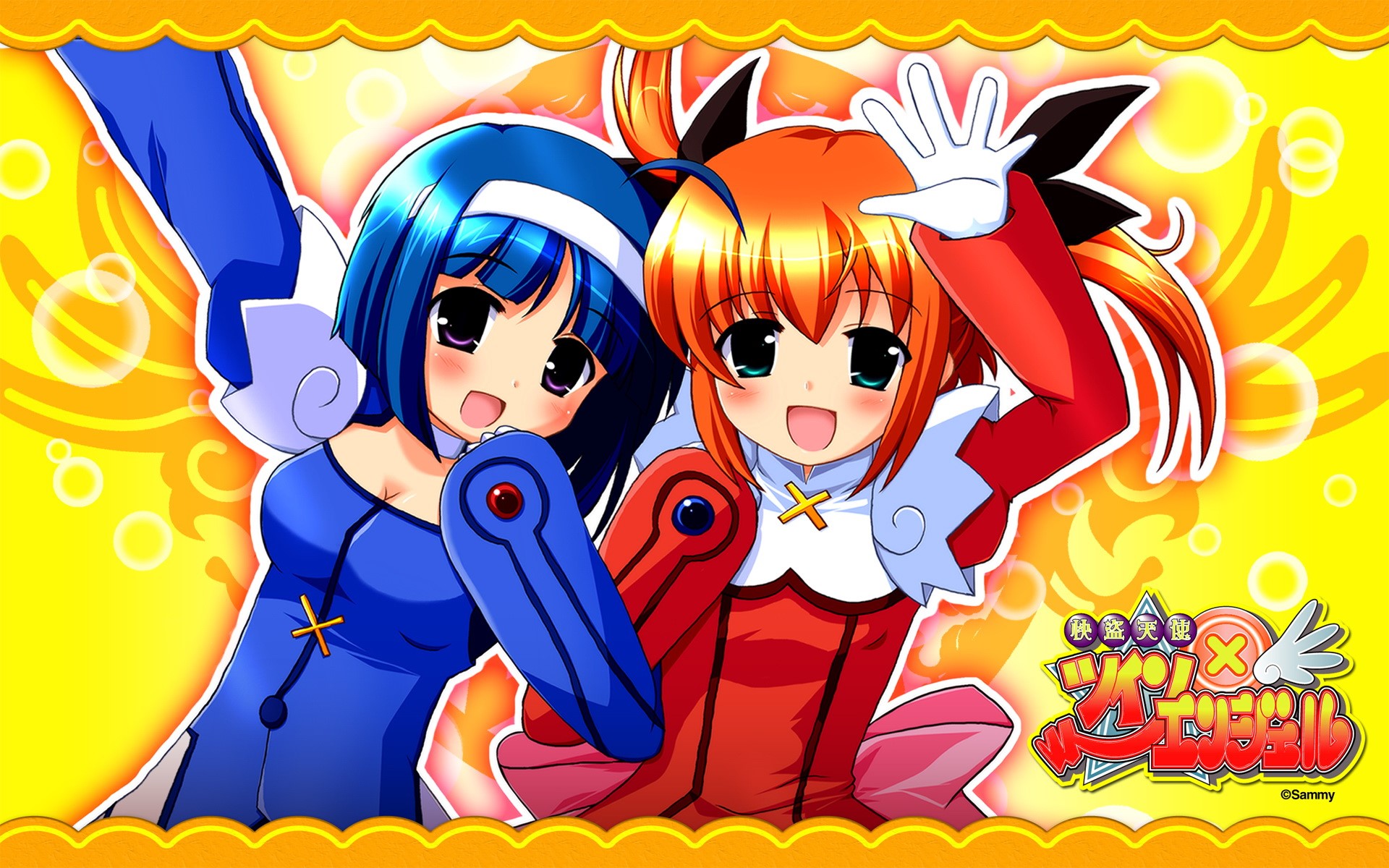 Kaitou Tenshi Twin Angel characters HD Wallpaper