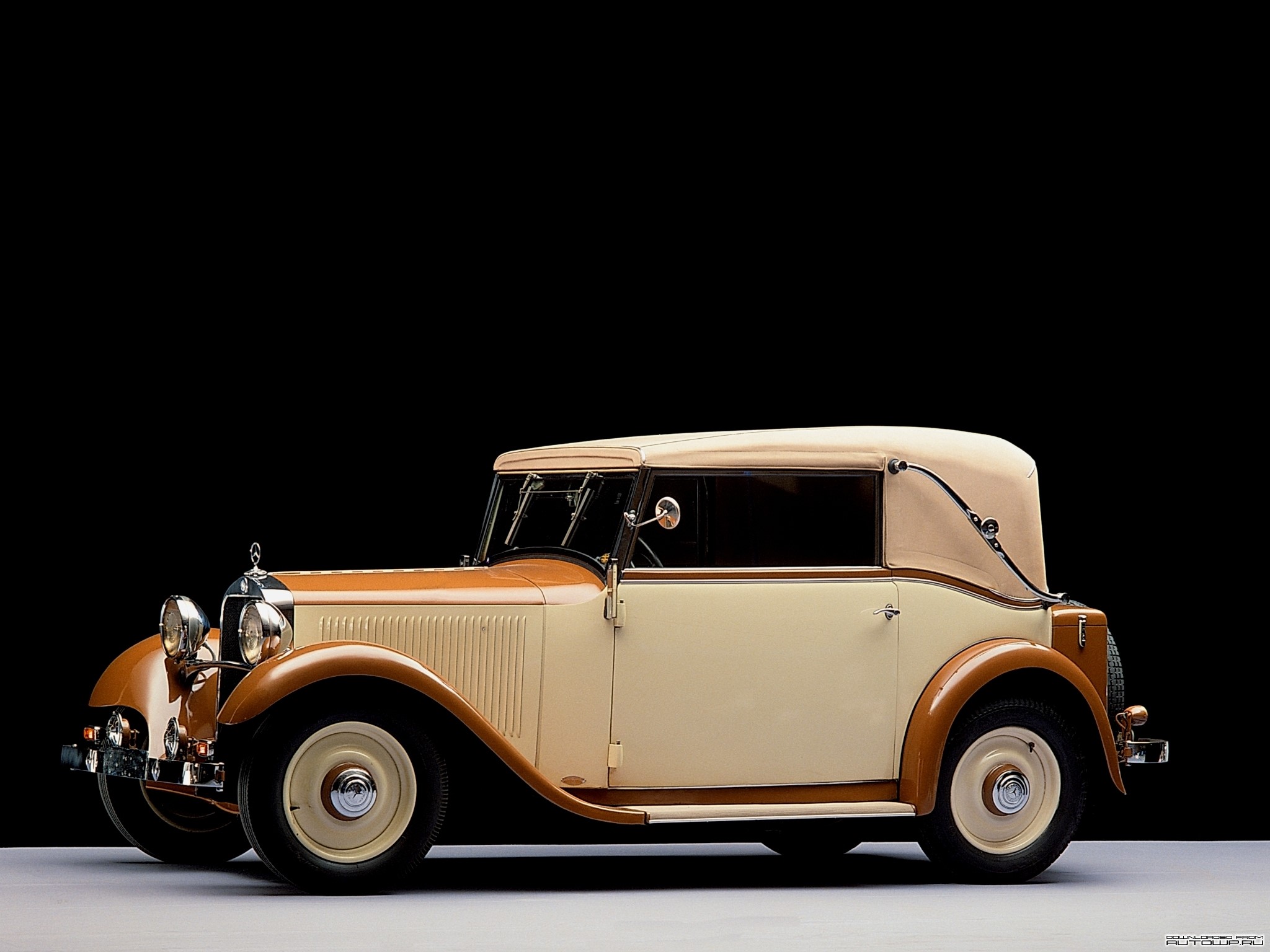 1930s Mercedes-Benz convertible car HD Wallpaper