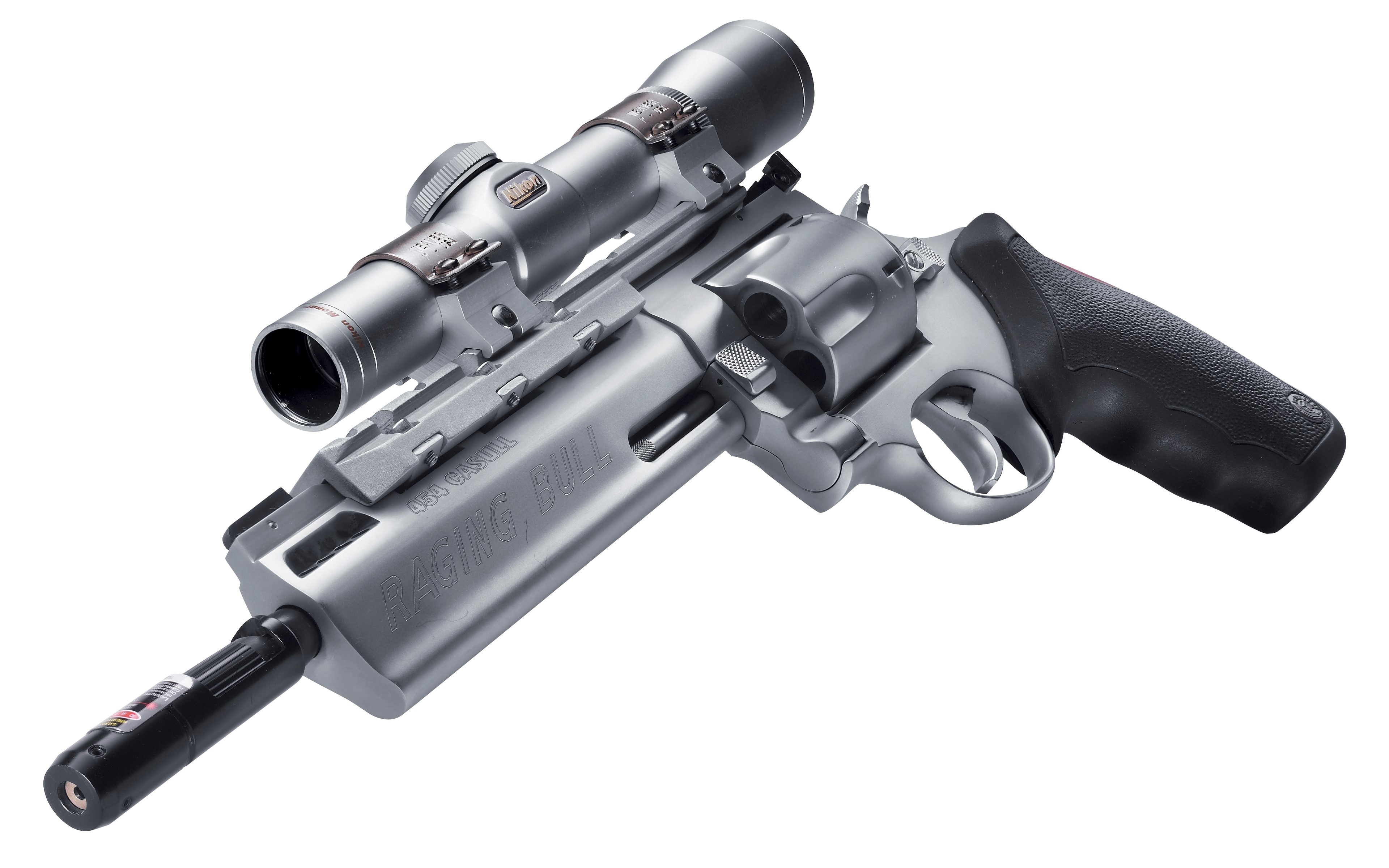 454 Casull Raging Bull Revolver with Scope HD Wallpaper