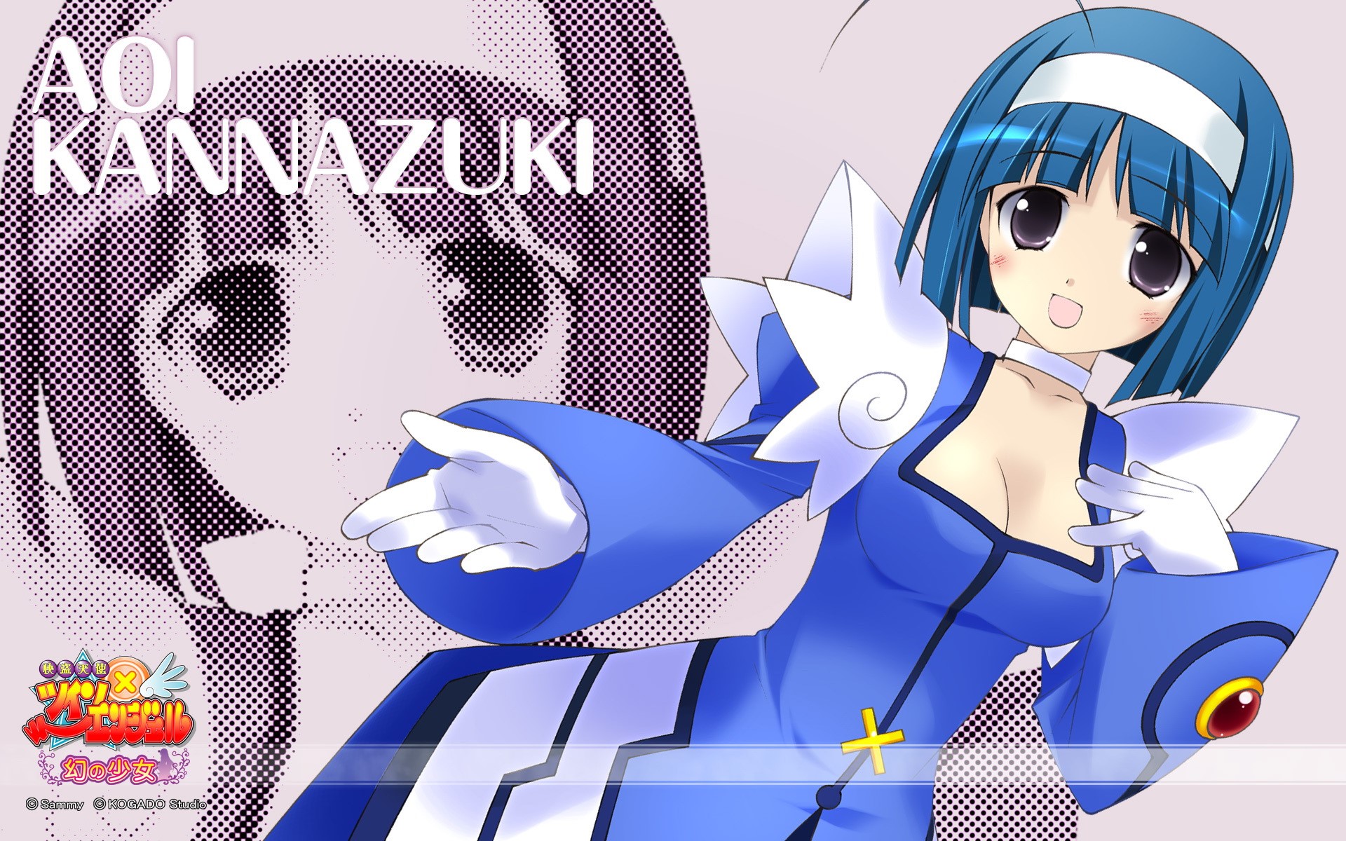 Aoi Kanzaki from Kaitou Tenshi Twin Angel HD Wallpaper