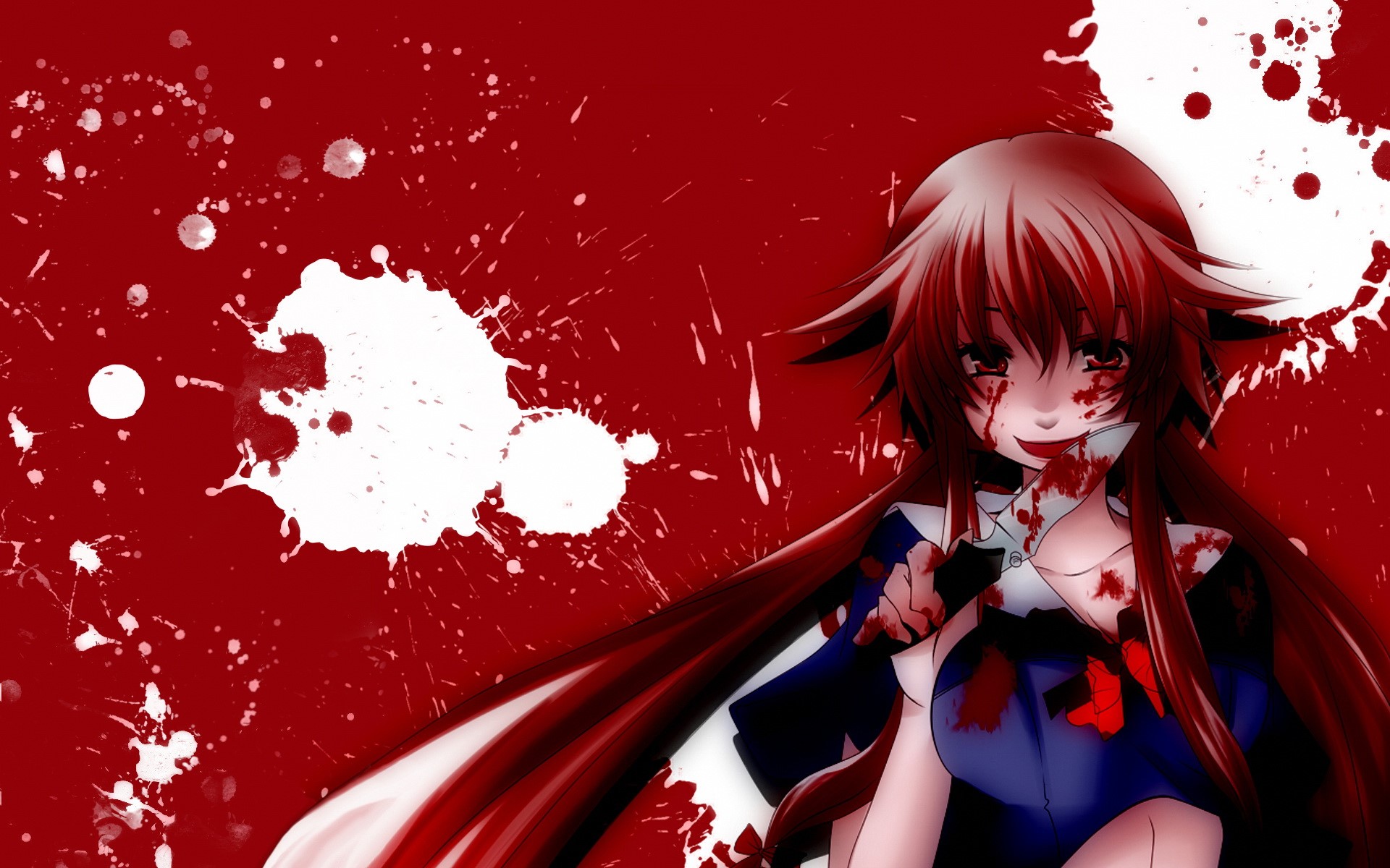 Yuno Gasai from Future Diary HD Wallpaper