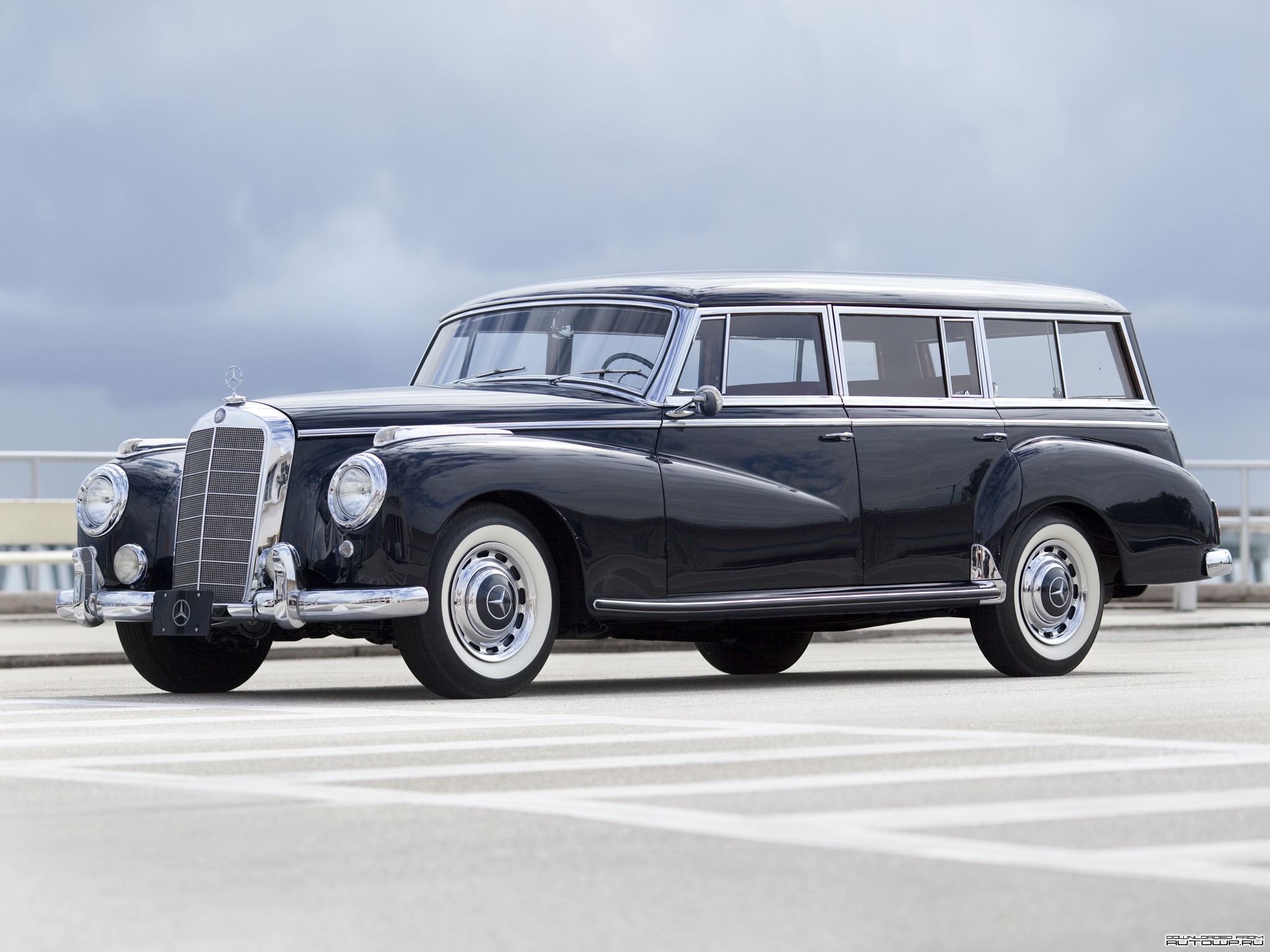 1956 Mercedes-Benz 300C Station Wagon by Binz HD Wallpaper