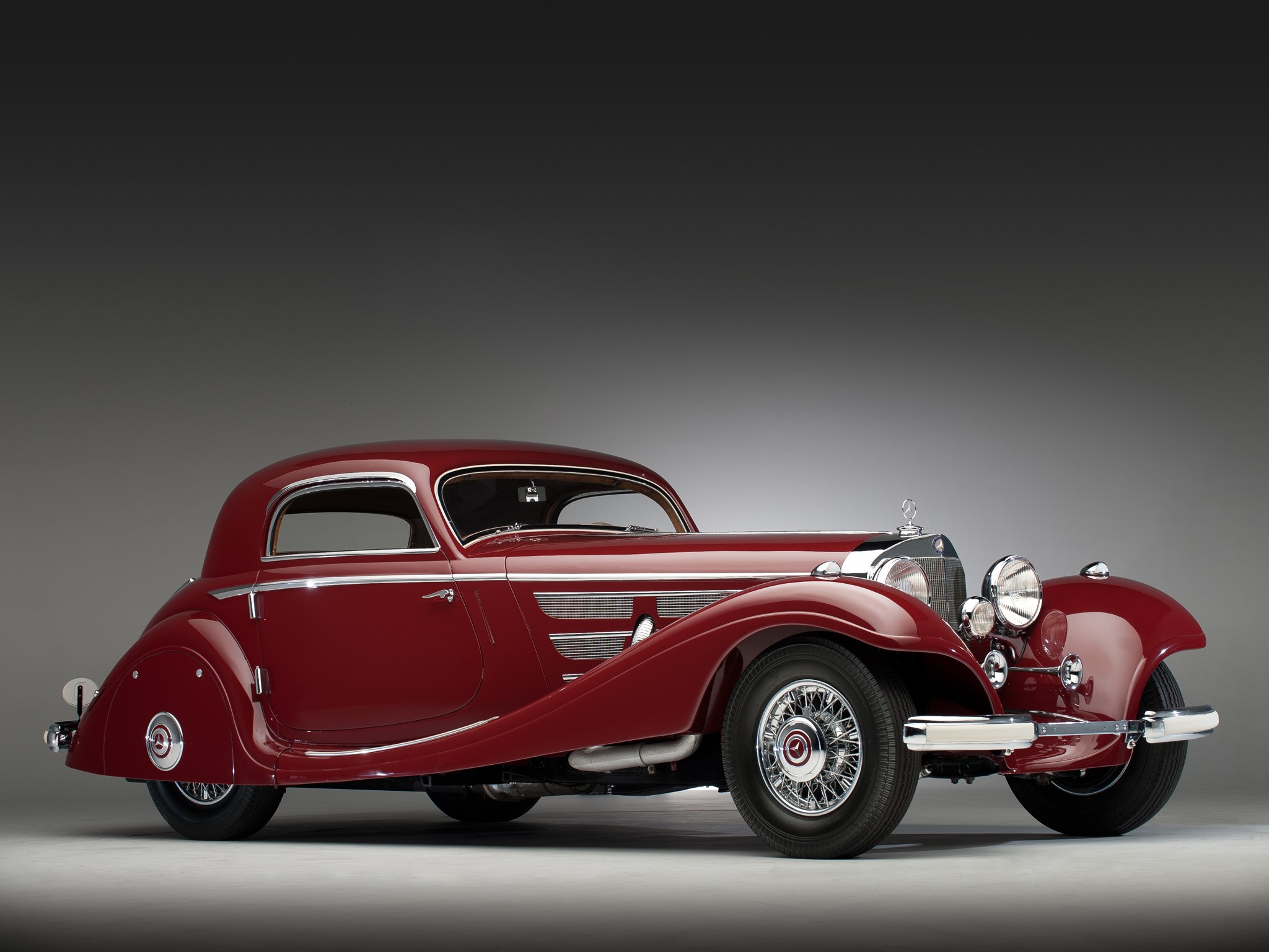 1938 Mercedes-Benz 540K Special Roadster HD Wallpaper