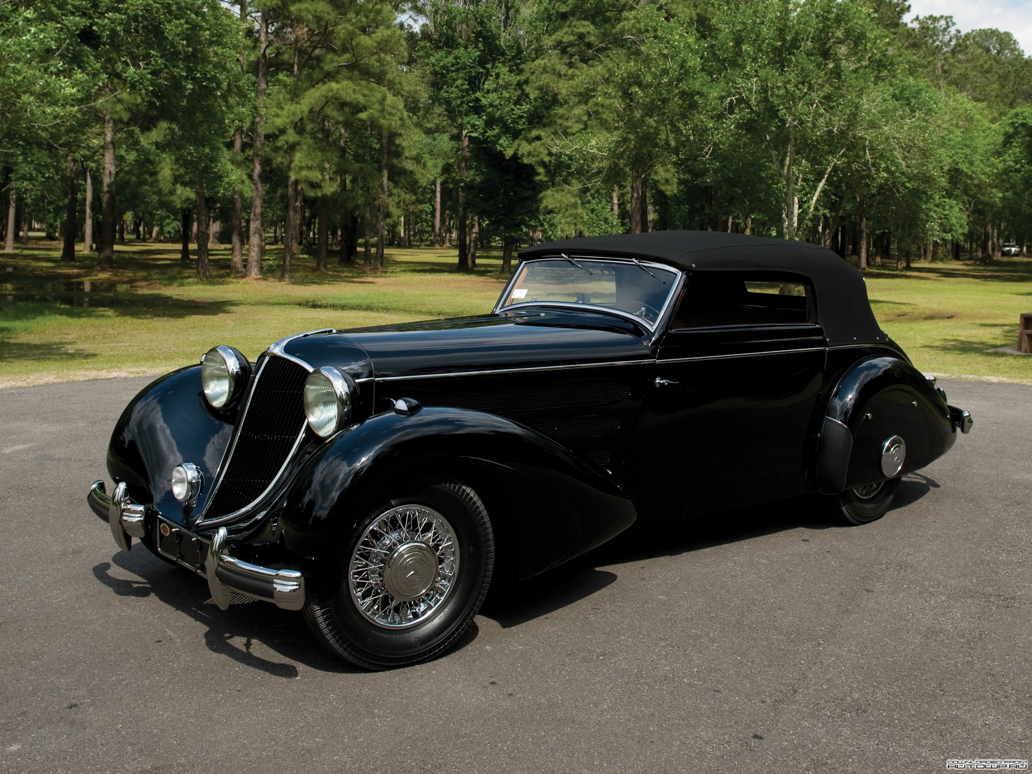 1936 Mercedes-Benz 540K Special Cabriolet HD Wallpaper