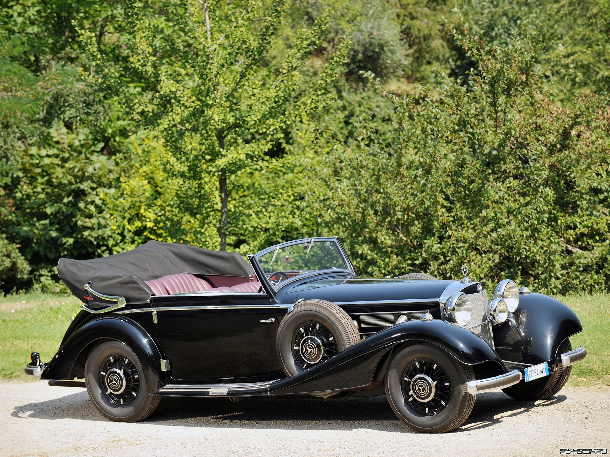 1937 Mercedes-Benz 540K Cabriolet C by Sindelfingen HD Wallpaper
