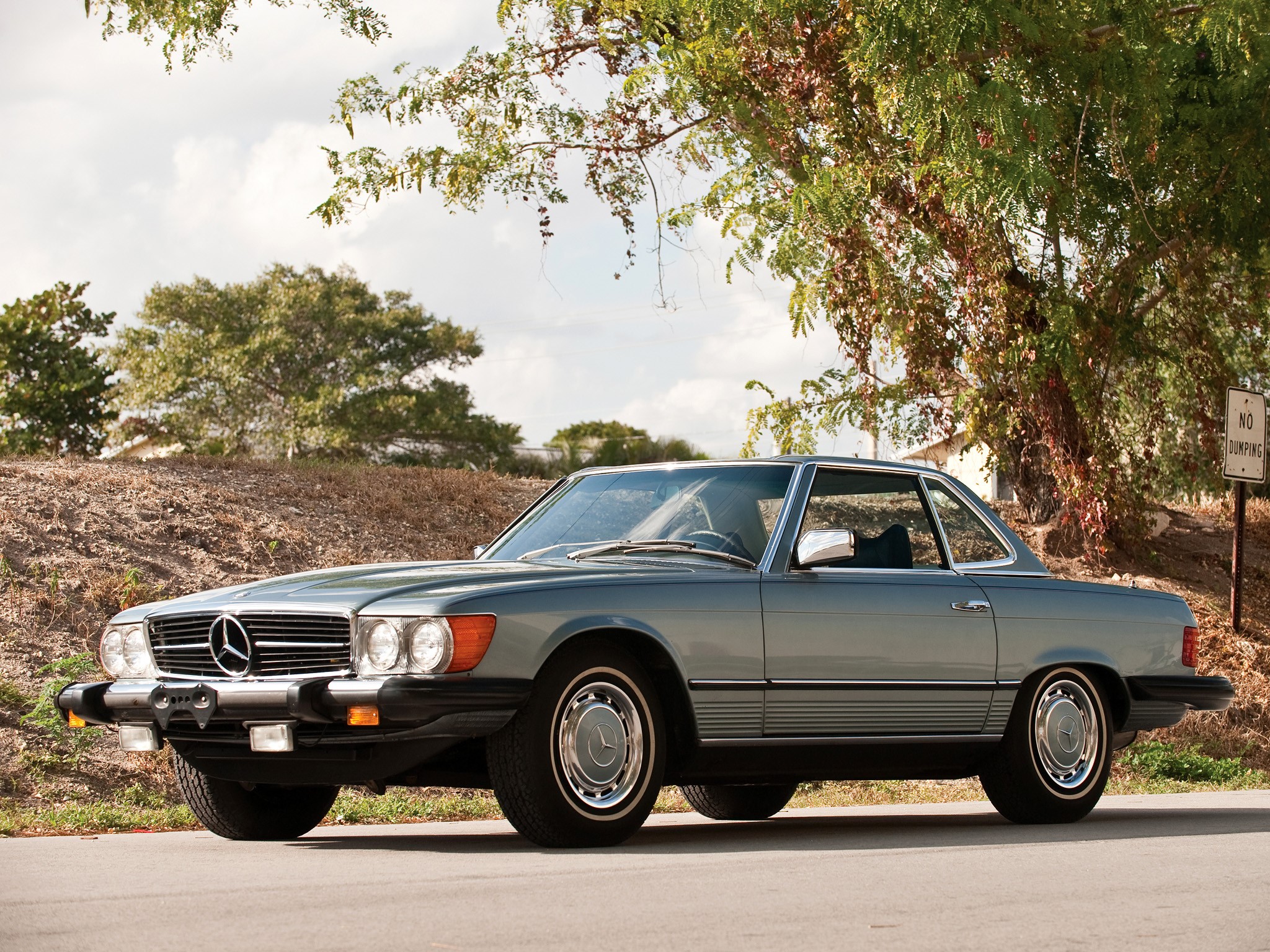 Mercedes-Benz SL-Class R107 Coupe HD Wallpaper