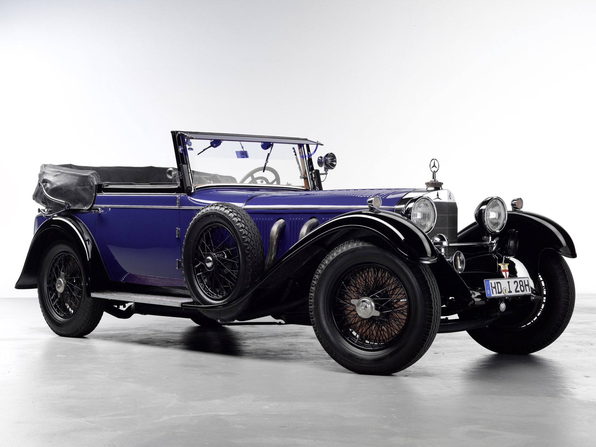 1928 Mercedes-Benz 680S Cabriolet by Erdmann & Rossi HD Wallpaper
