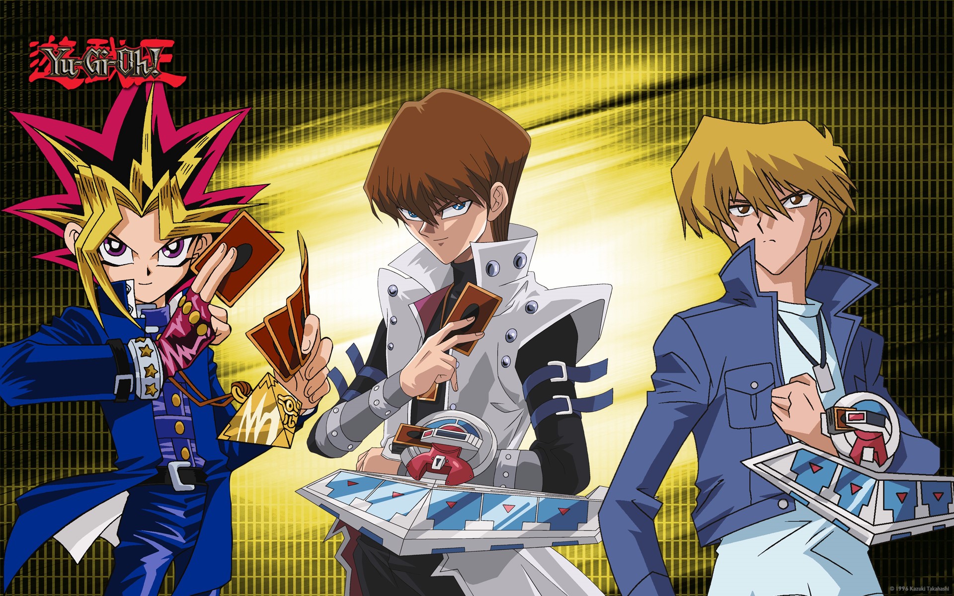 Yugi Muto, Seto Kaiba, and Joey Wheeler from Yu-Gi-Oh! HD Wallpaper
