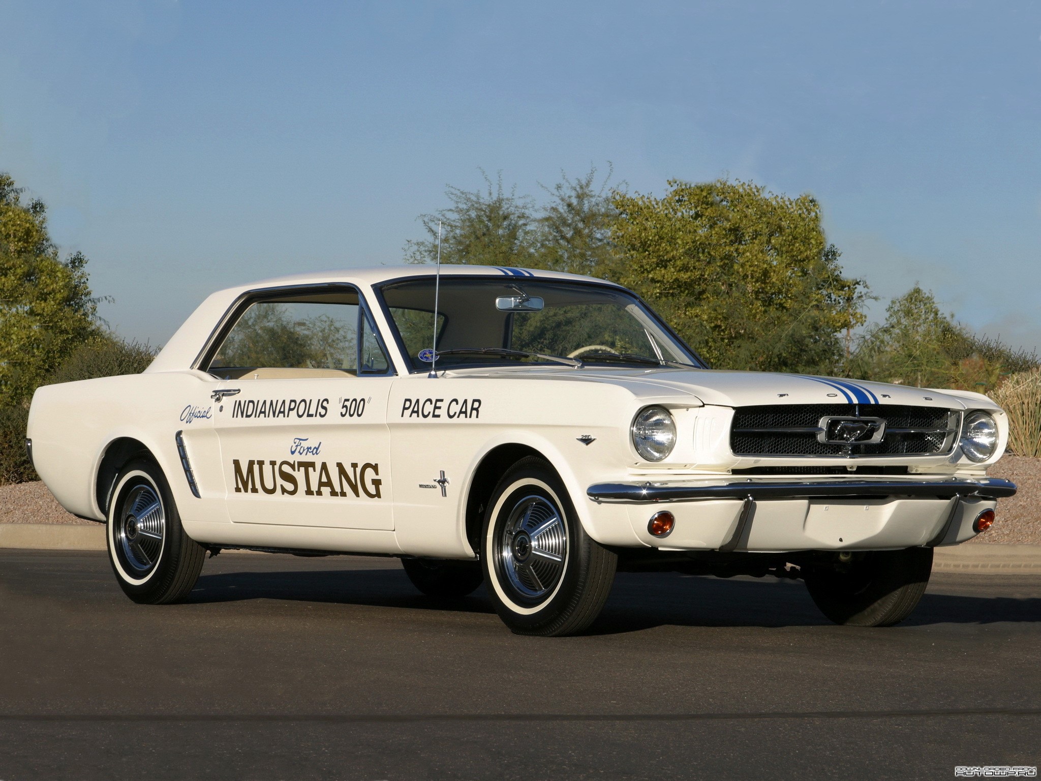 1964 Ford Mustang Indy 500 Pace Car Hardtop Coupe HD Wallpaper