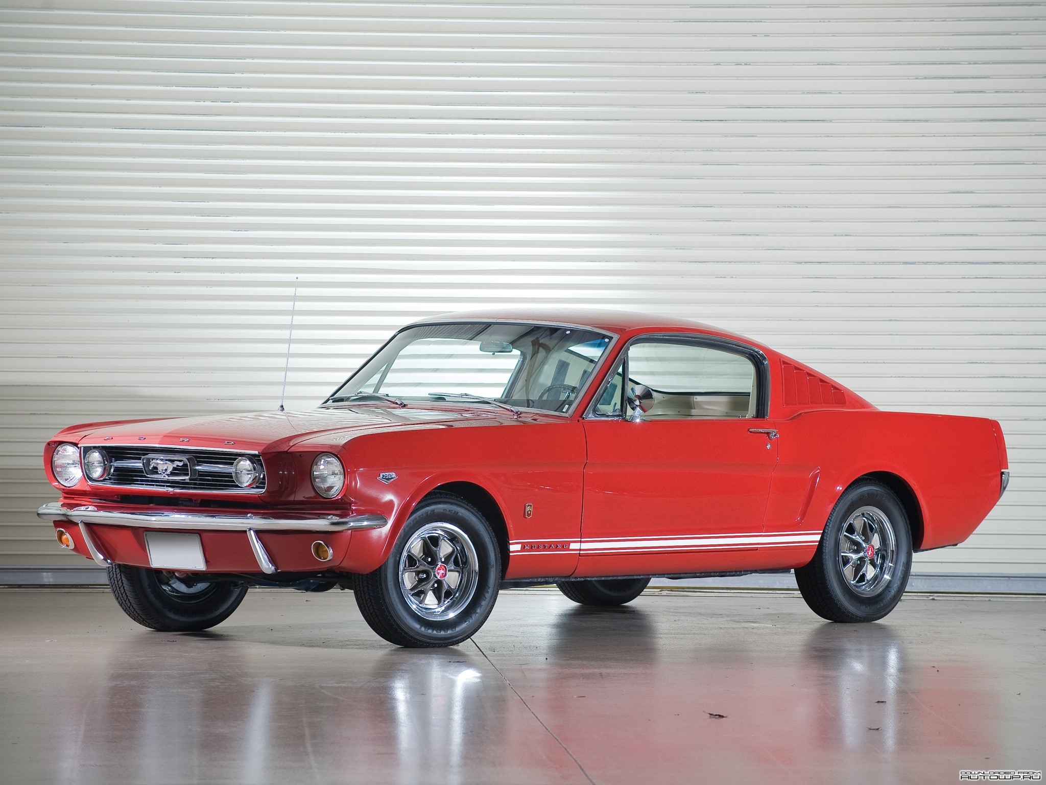 1966 Ford Mustang GT K-Code Fastback HD Wallpaper