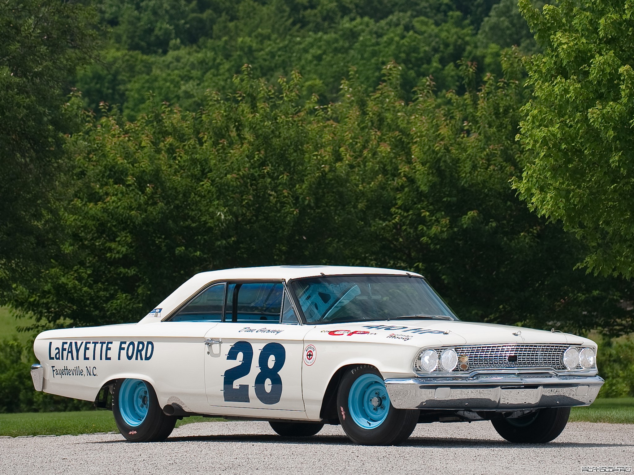 Galaxie 500XL 427 Lightweight NASCAR Race Car 1963 HD Wallpaper