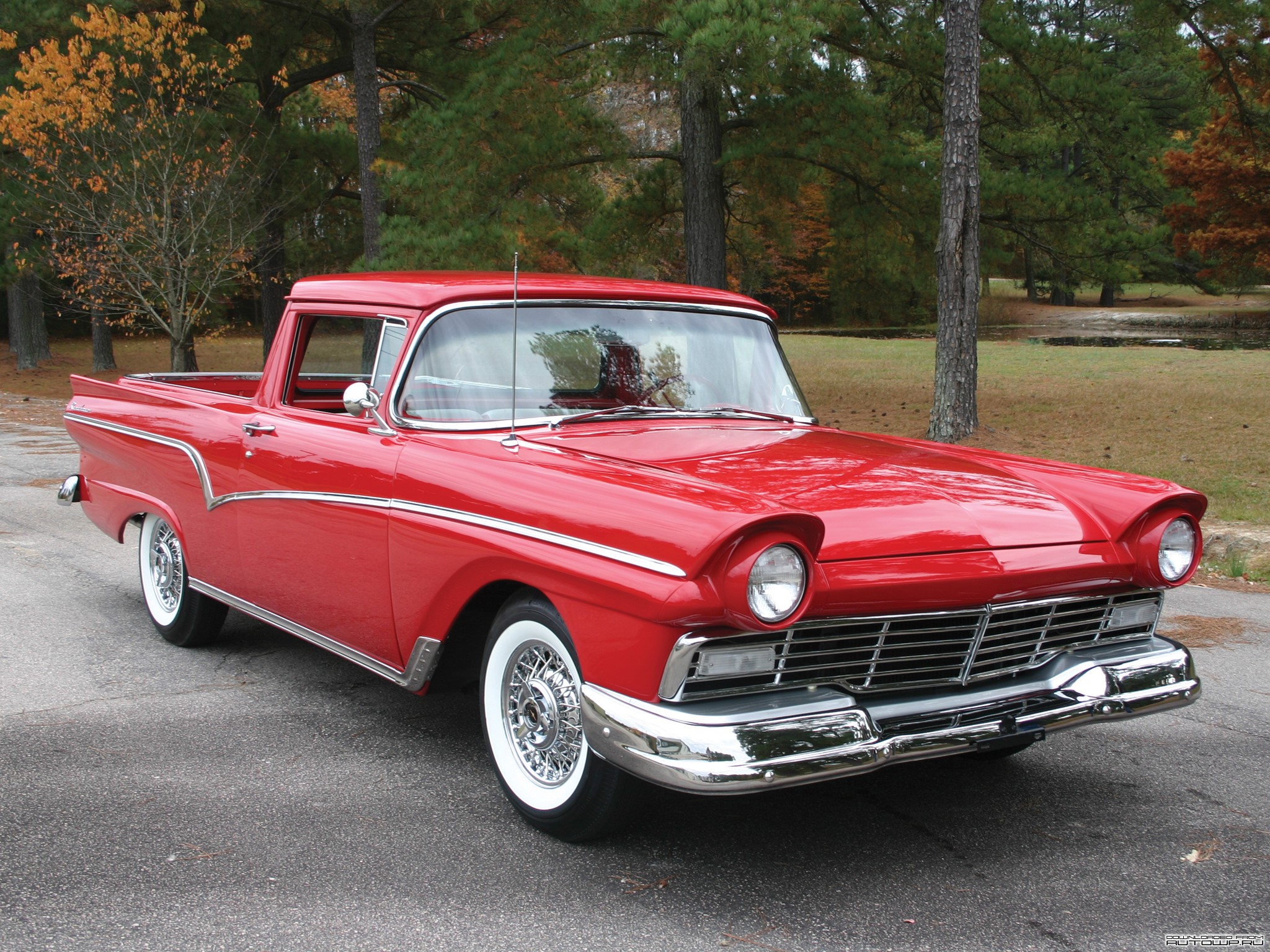 1957 Ford Ranchero Custom HD Wallpaper