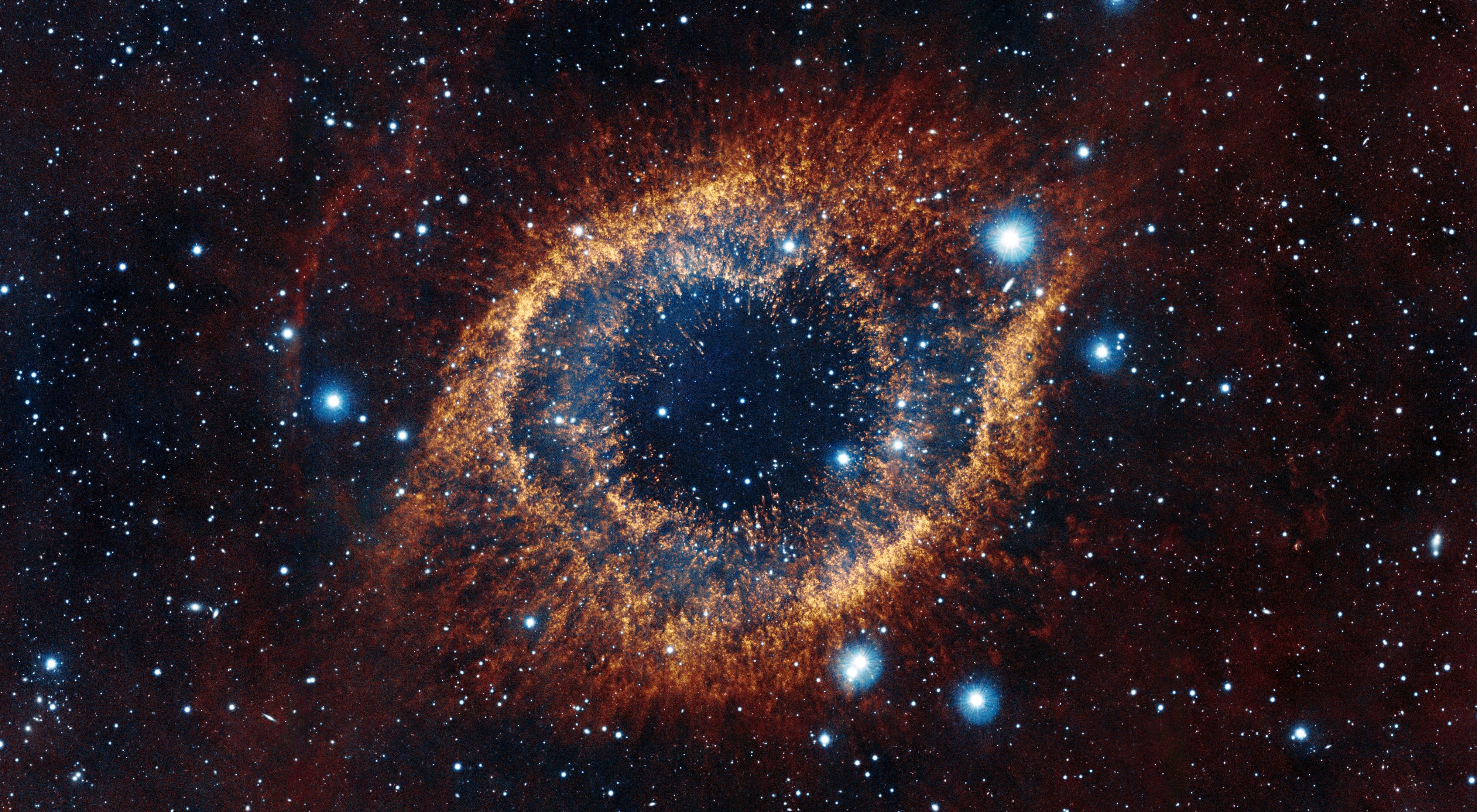 NGC 7293 Nebulae in space Stars HD Wallpaper