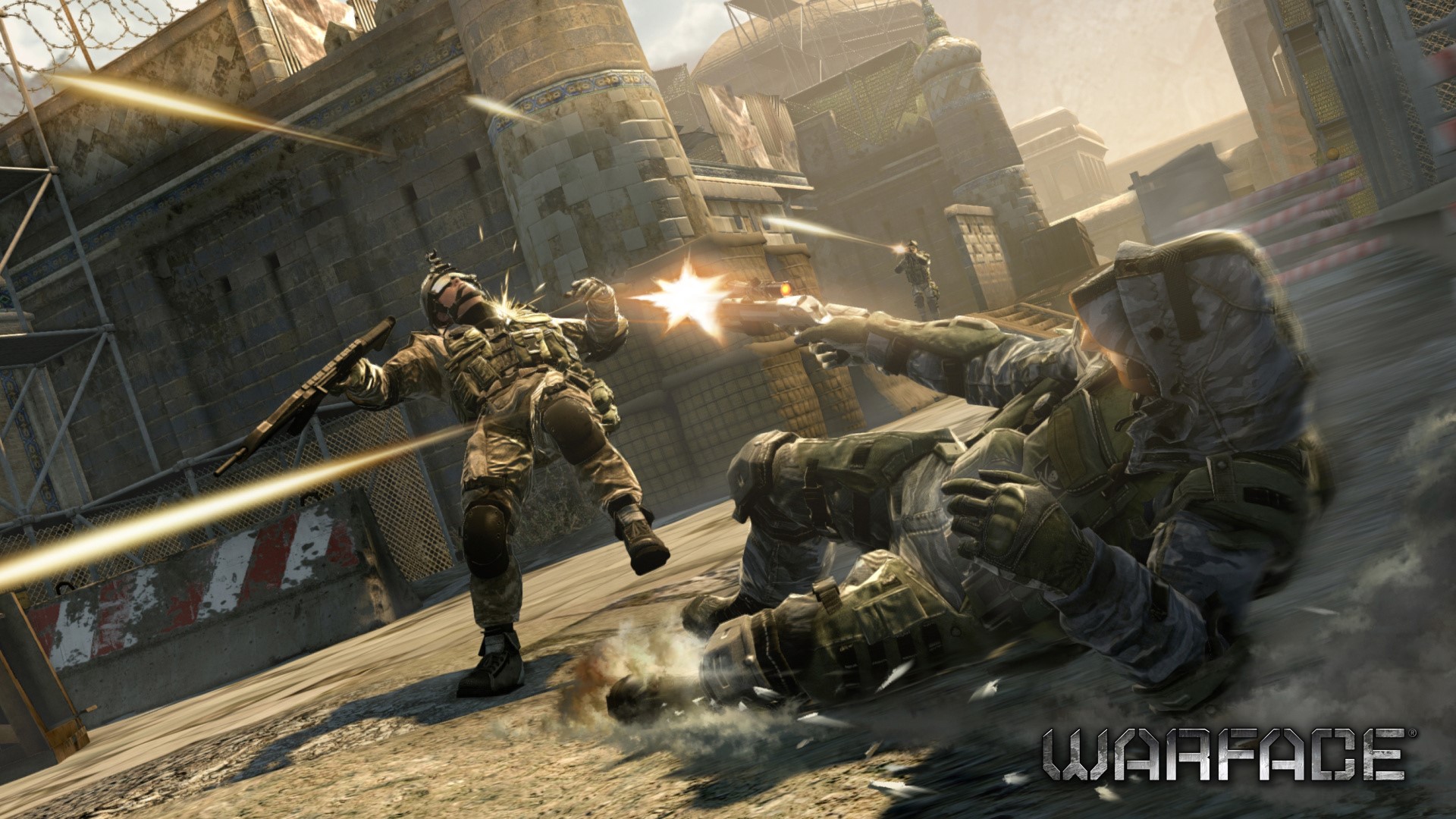 Soldiers in intense firefight in Warface HD Wallpaper