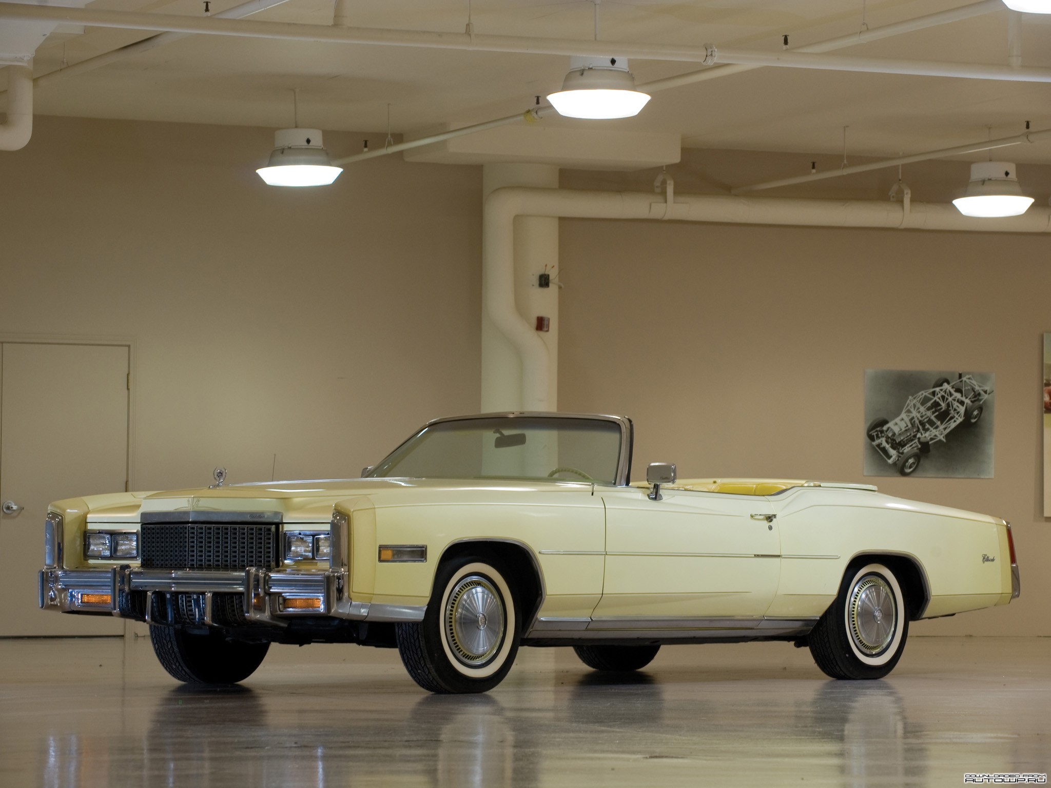 1976 Cadillac Eldorado Convertible HD Wallpaper