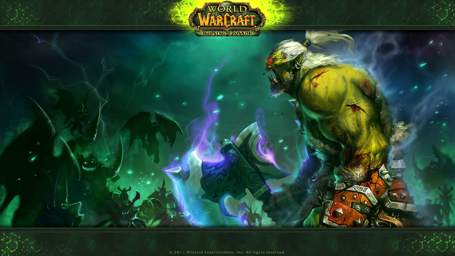 World of WarCraft: The Burning Crusade Orc Warrior HD Wallpaper