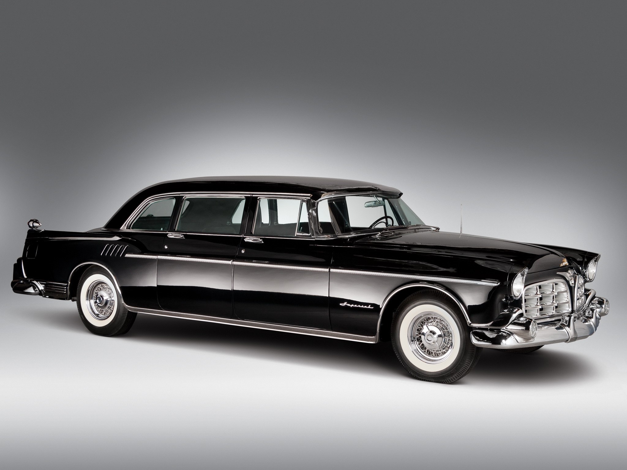 1956 Chrysler Imperial Crown Limousine HD Wallpaper