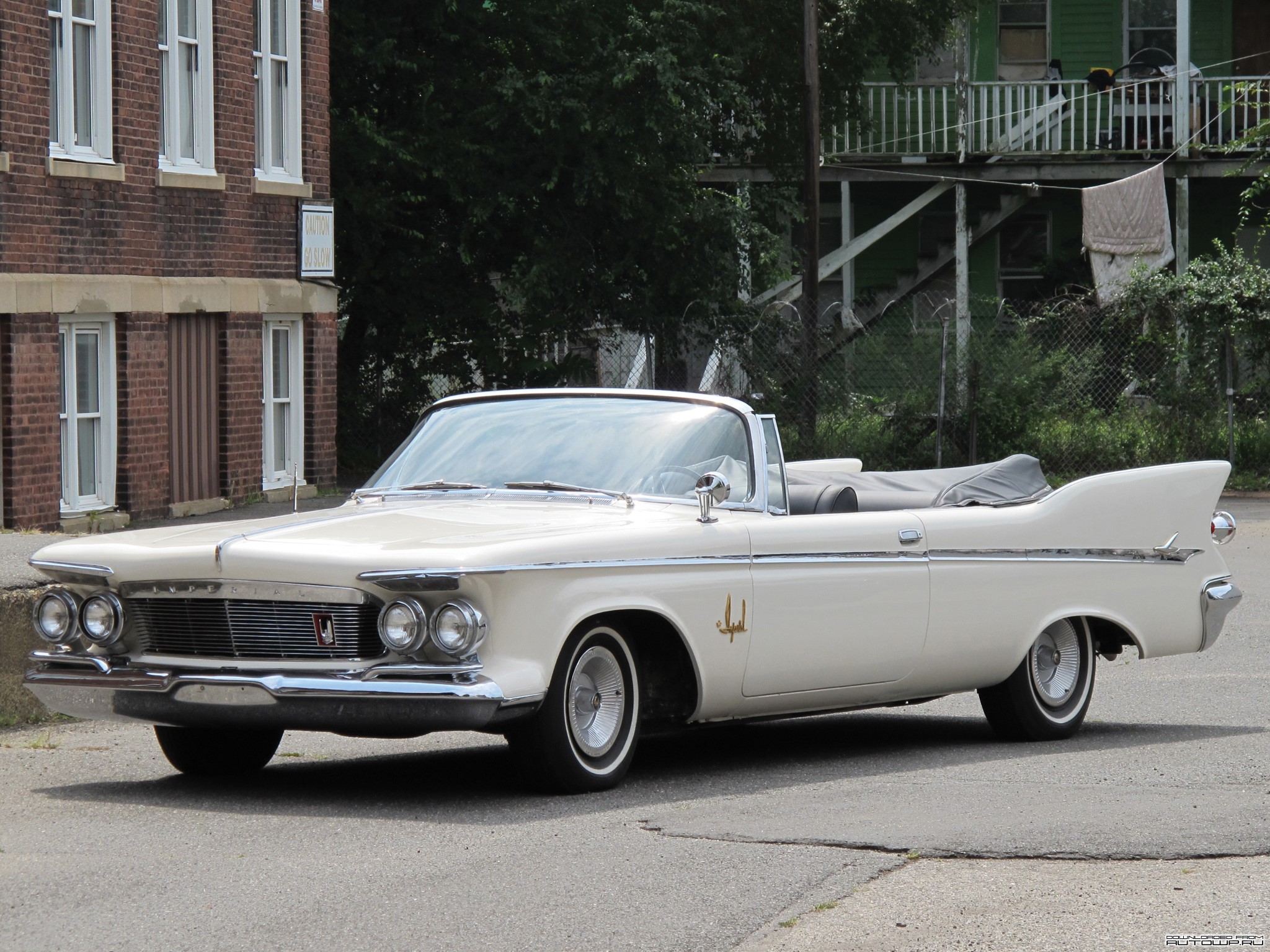 1961 Imperial Convertible HD Wallpaper