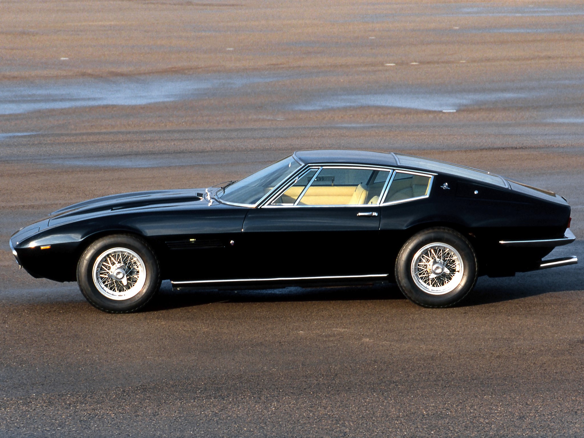Black Maserati Ghibli SS Coupe HD Wallpaper