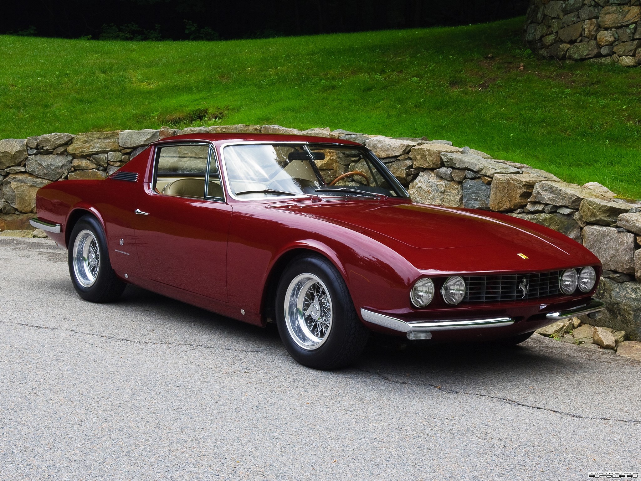 1967 Ferrari 330 GT Coupe by Michelotti HD Wallpaper