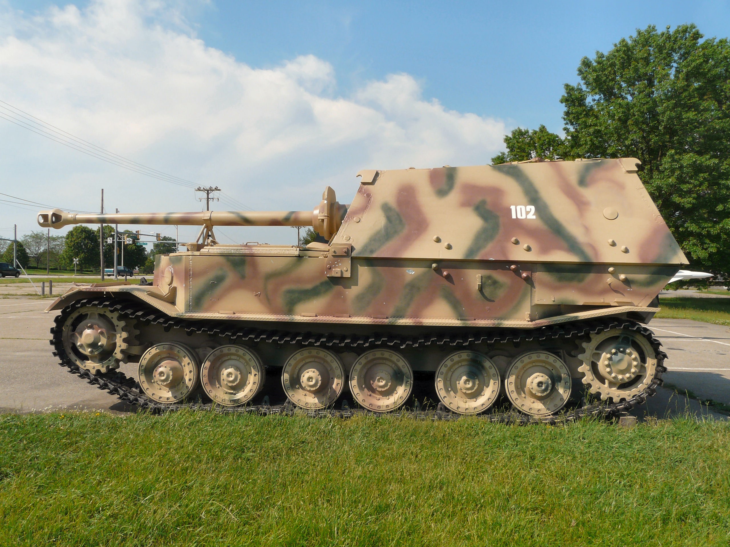 German Ferdinand tank destroyer HD Wallpaper