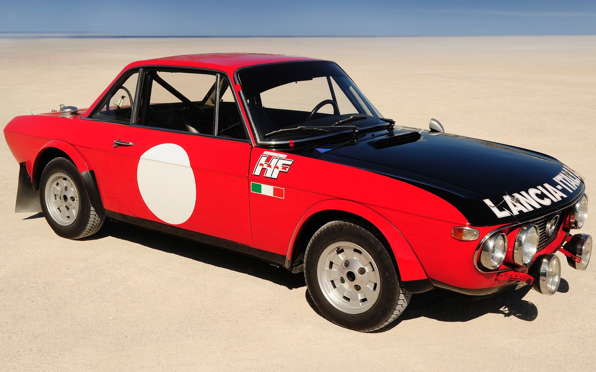 Lancia Fulvia HF1600 Group 4 Rally Car HD Wallpaper