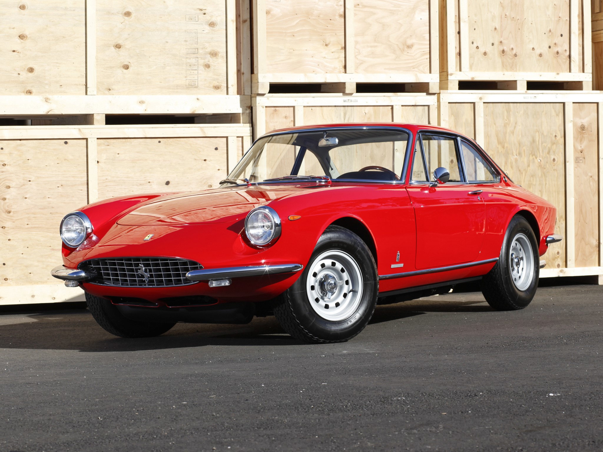 Red Ferrari Pininfarina Coupe HD Wallpaper