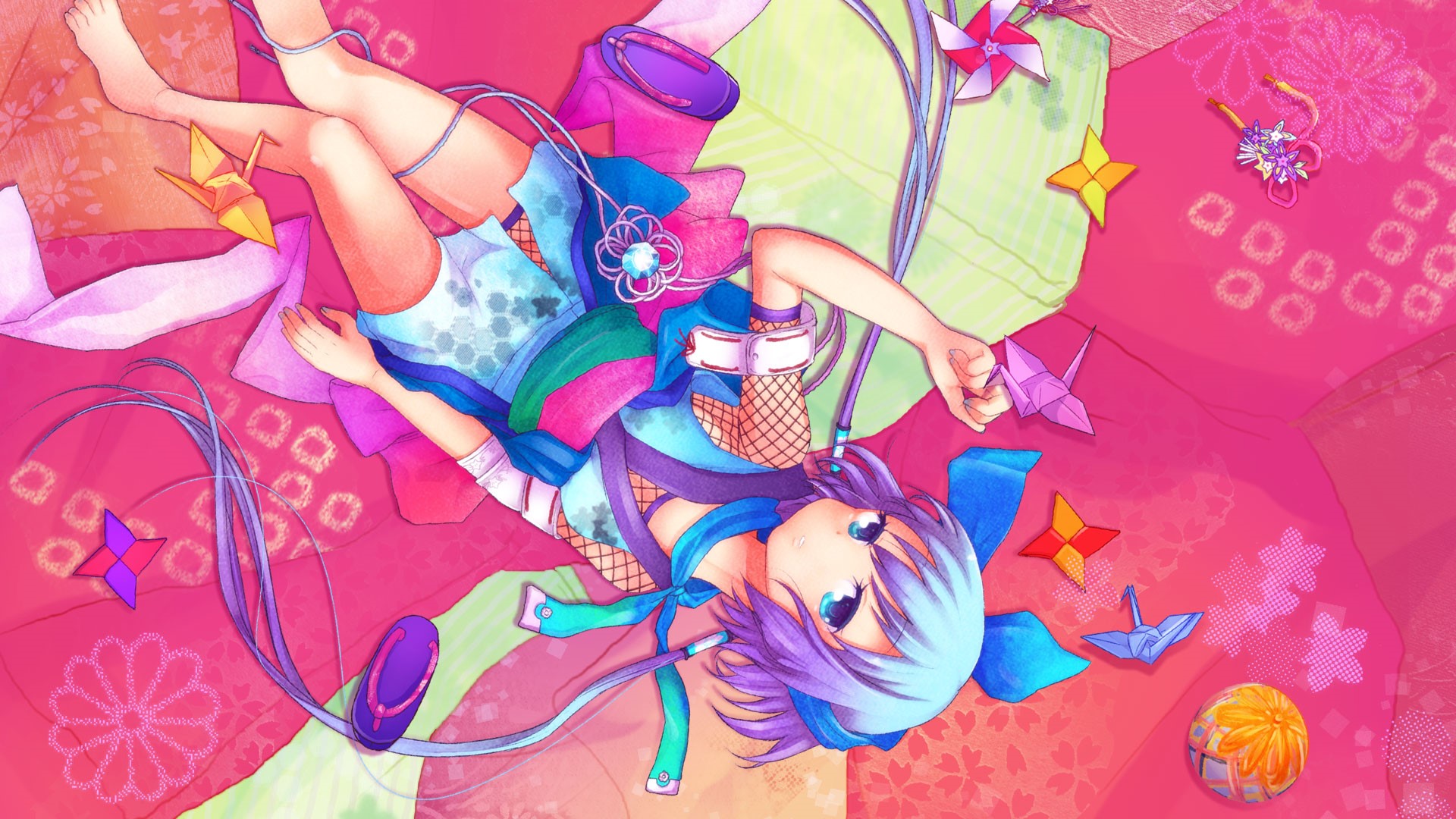 Hatsune Miku from Vocaloid HD Wallpaper