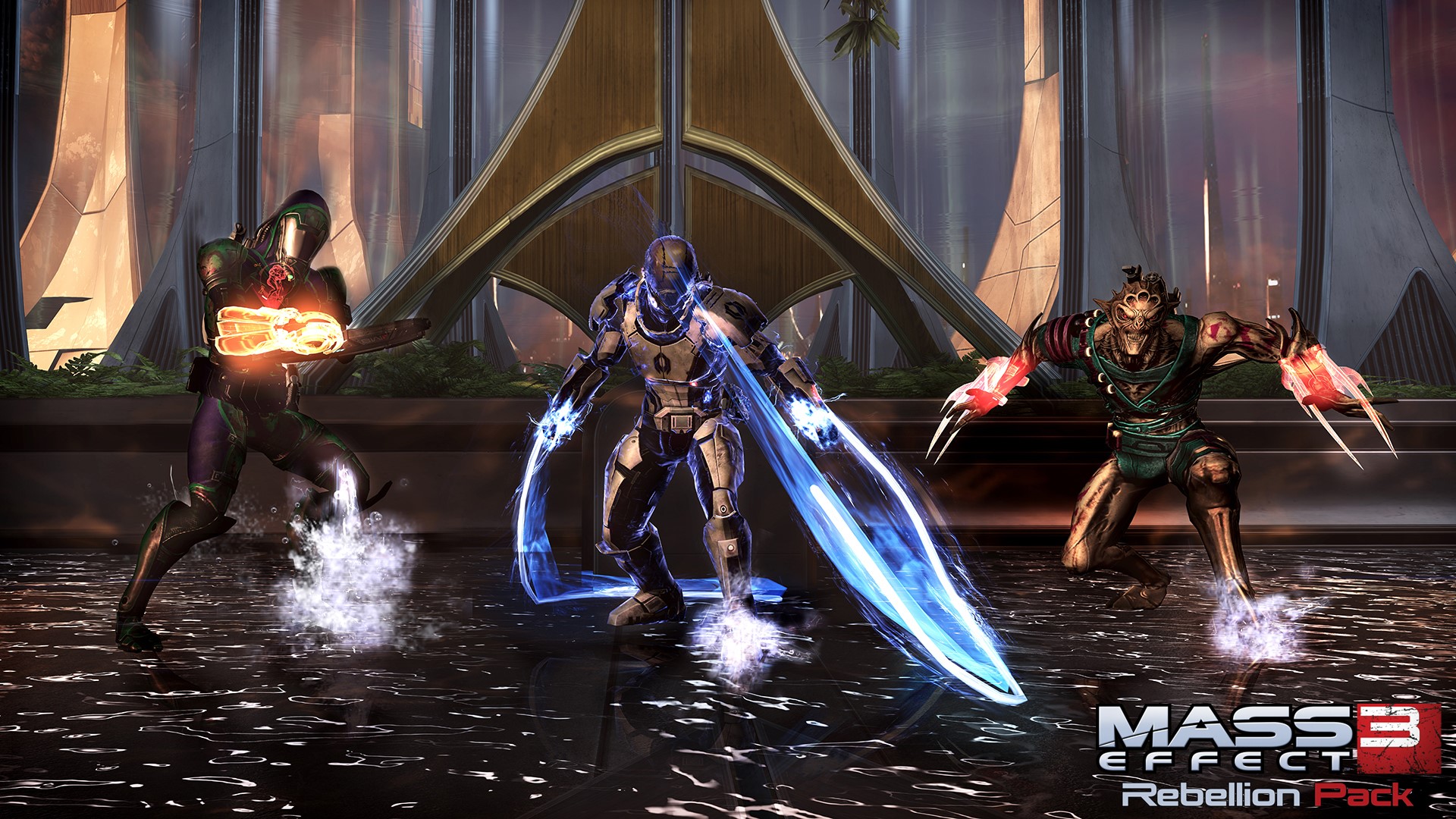 Mass Effect 3 Rebellion Pack characters HD Wallpaper