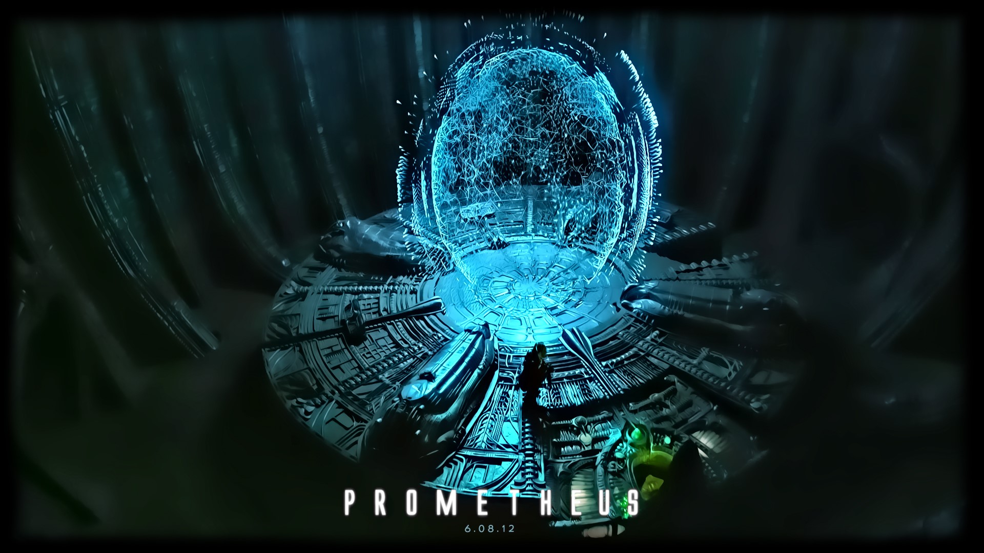 Prometheus (2012 film) holographic display HD Wallpaper