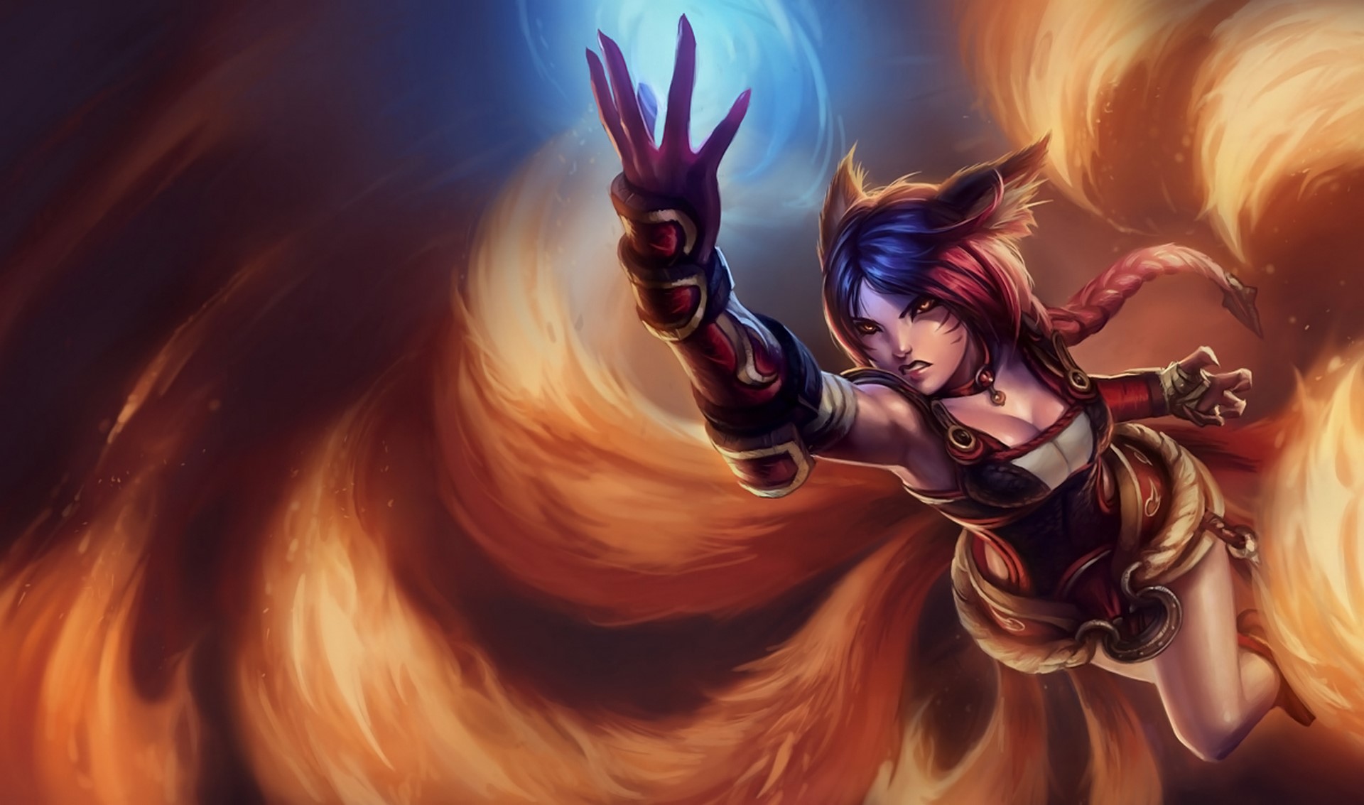 Ahri from League of Legends HD Wallpaper