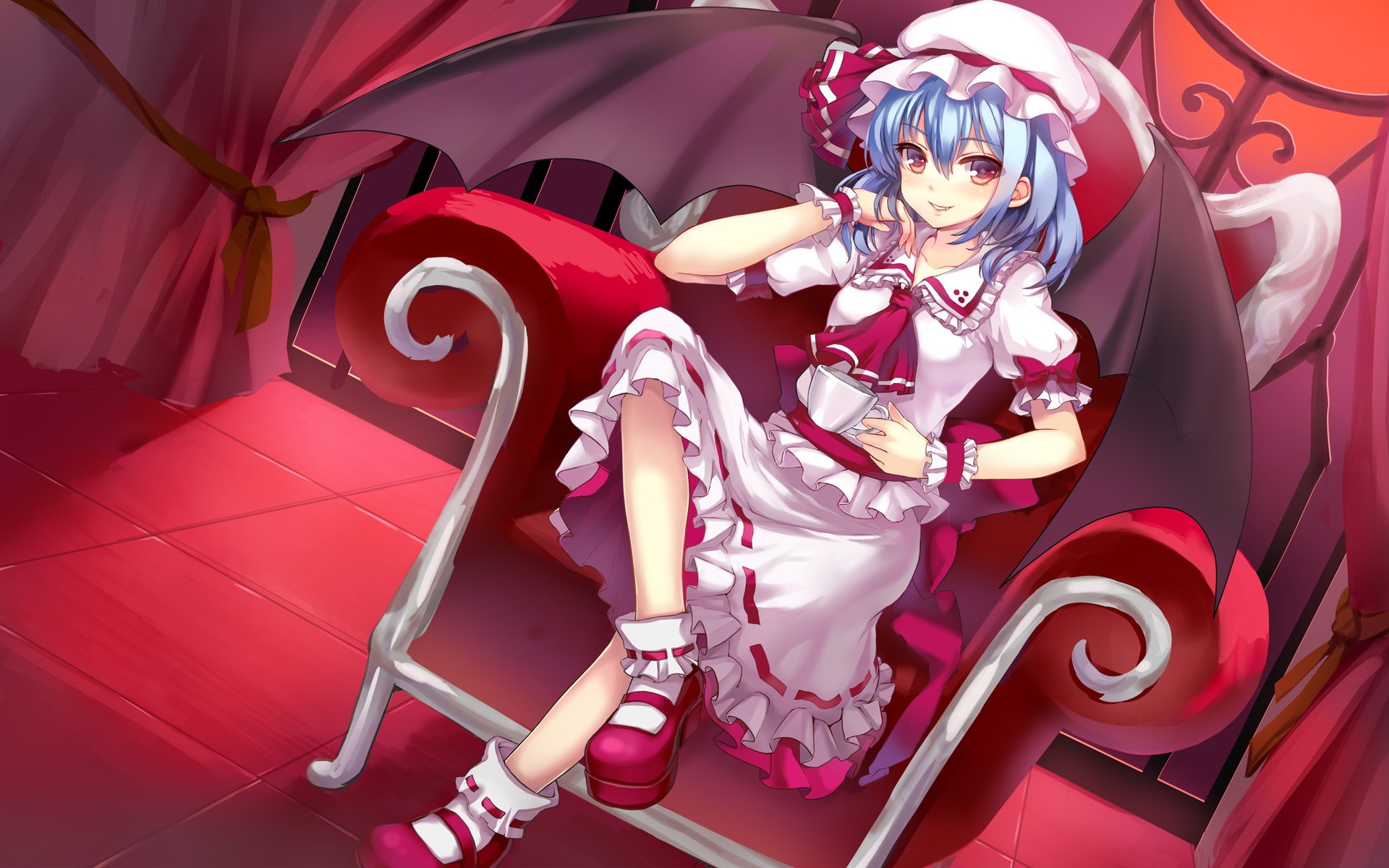 Remilia Scarlet from Touhou Project HD Wallpaper