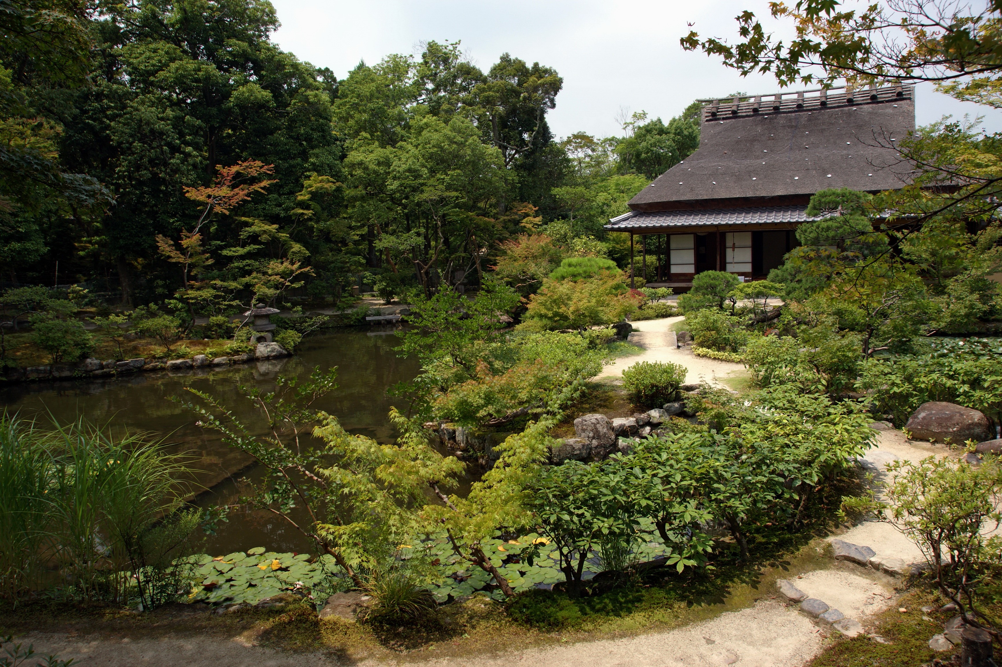 Isuien Garden in Nara, Japan HD Wallpaper